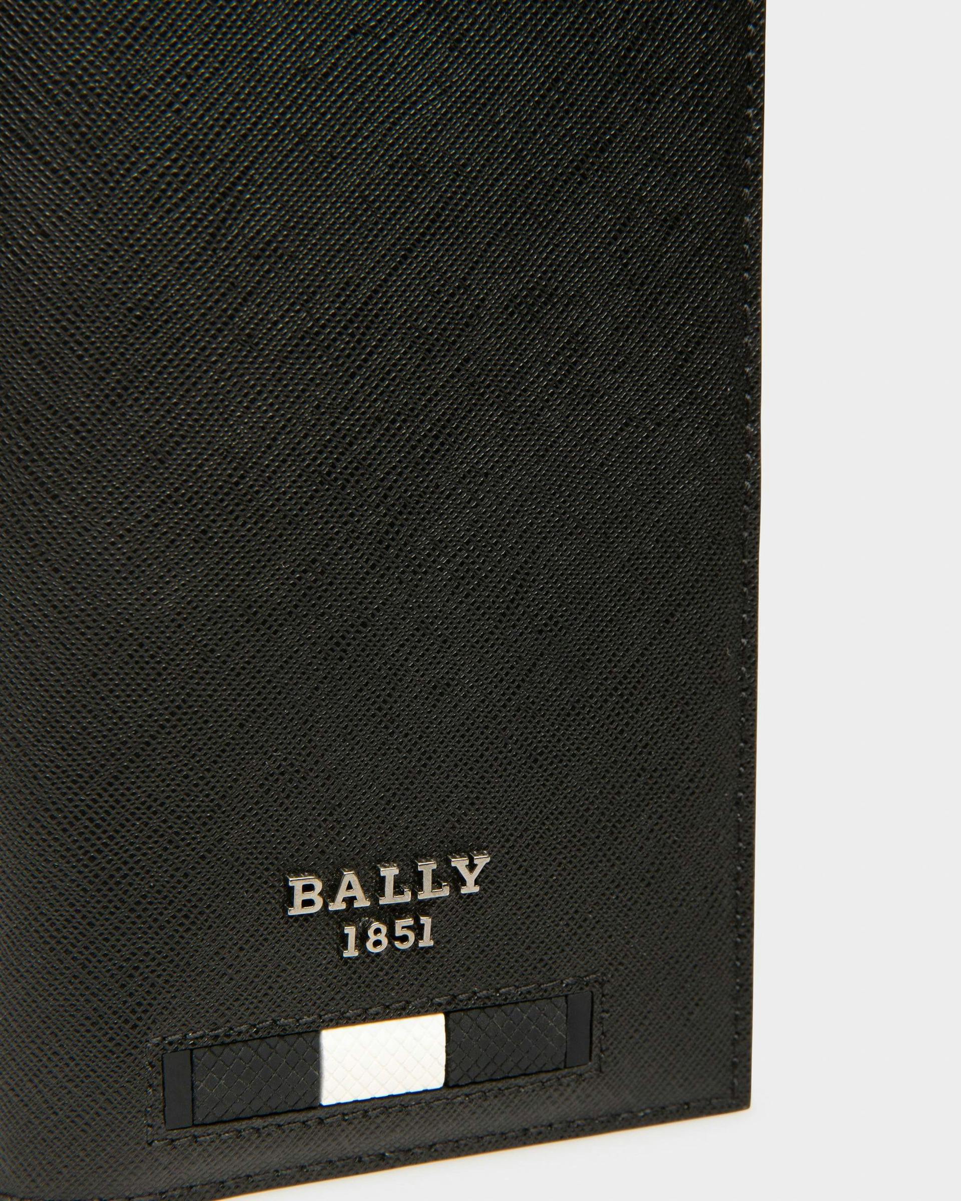 Baliro ブラック リサイクルレザー コンチネンタルウォレット - Bally - 04