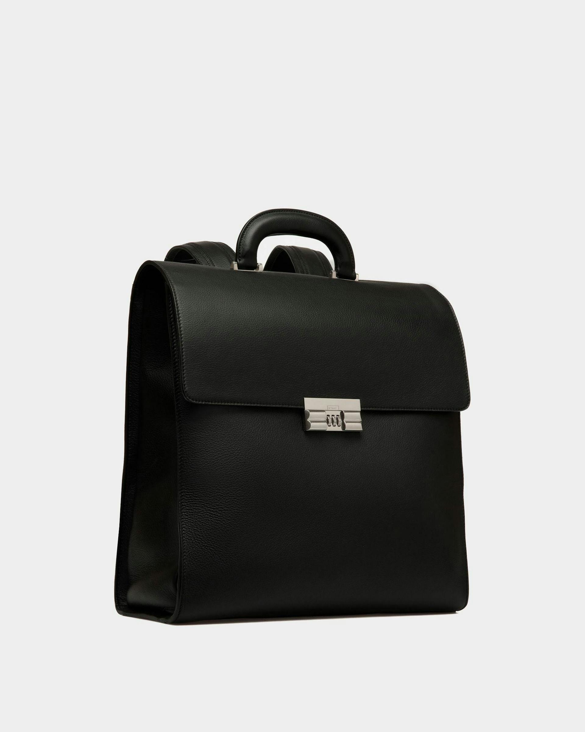 Men's Busy Bally Backpack in Leather | Bally | Still Life 3/4 Front