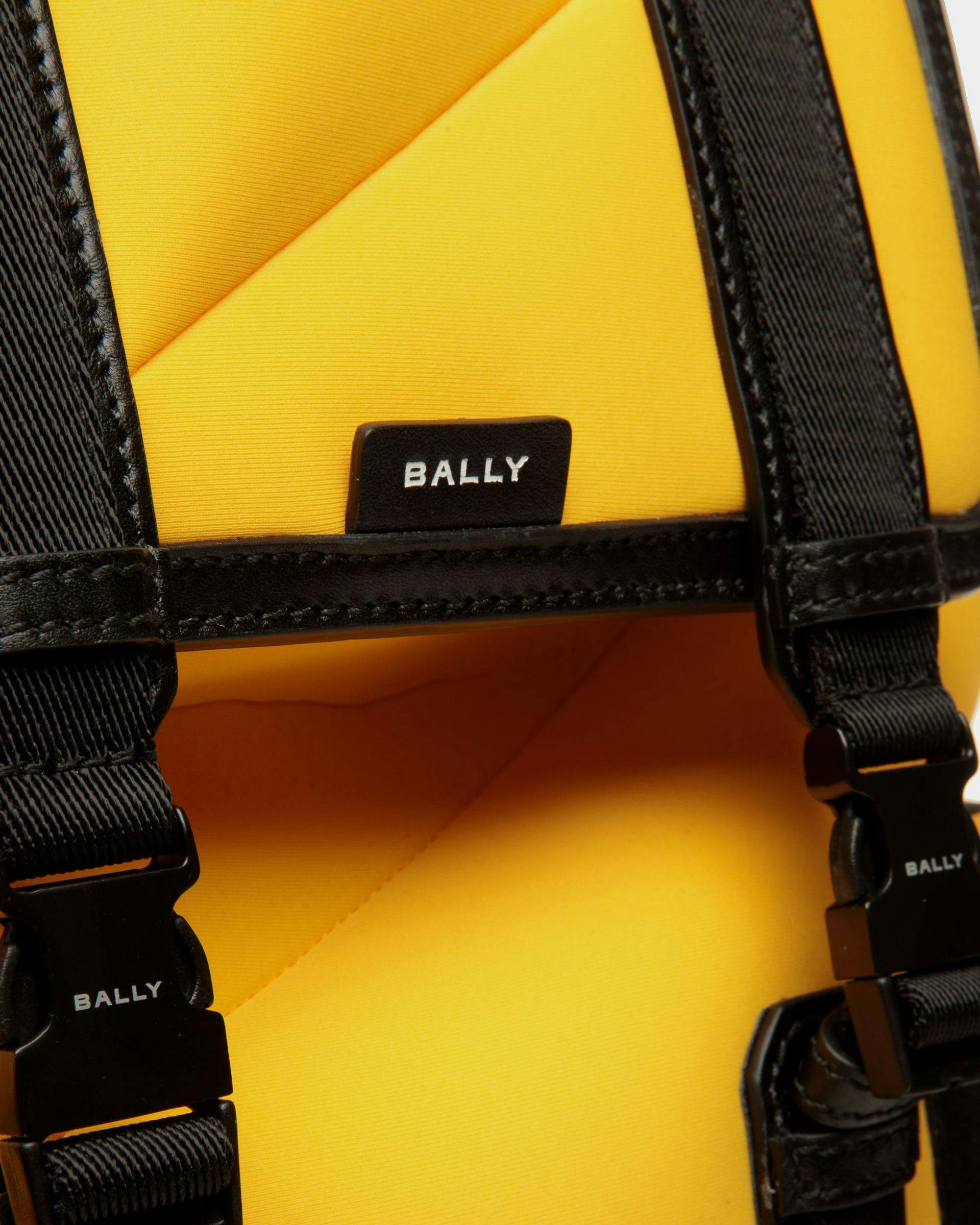 Men's Mountain Backpack In Yellow Neoprene | Bally | Still Life Detail