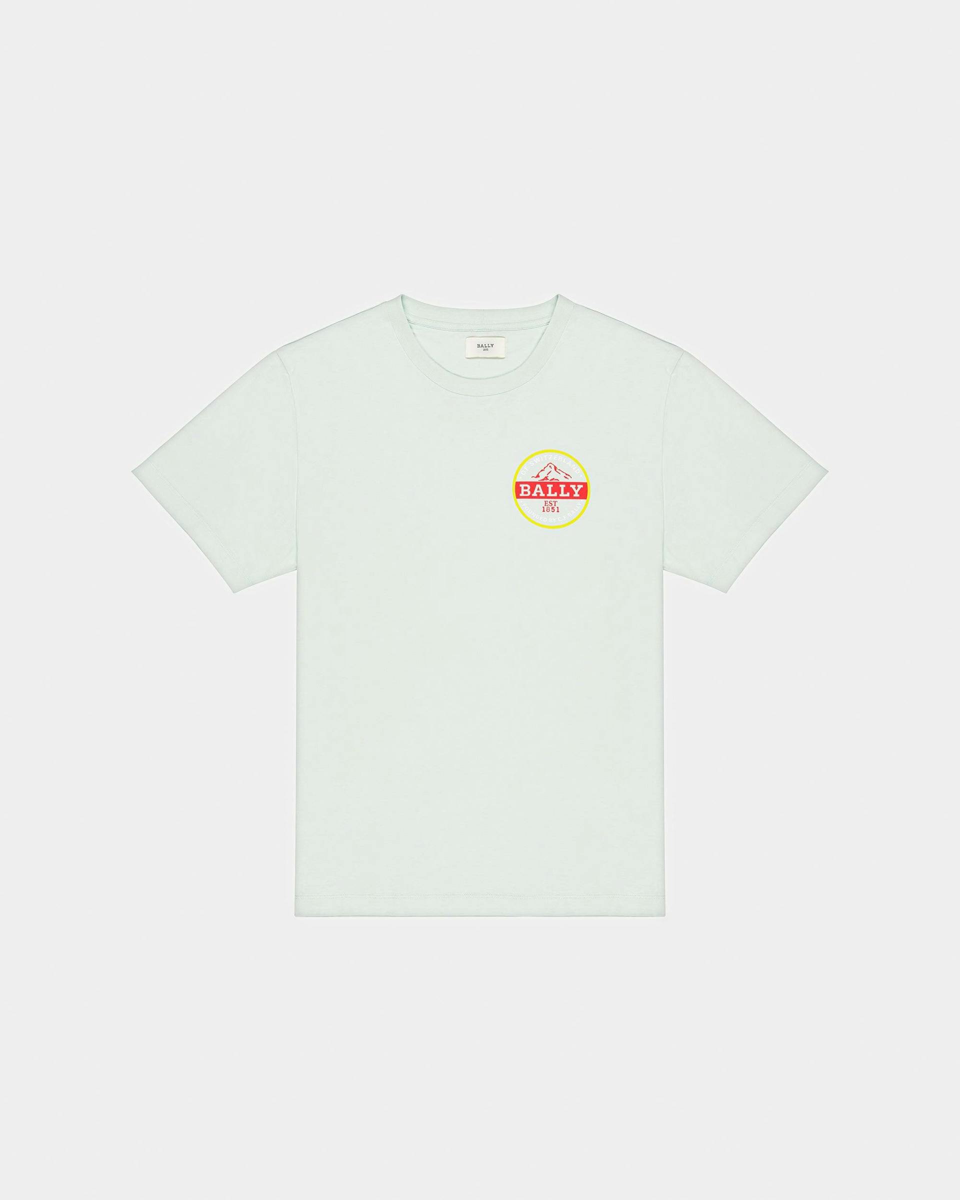 ヘリテージ ロゴ Tシャツ ホワイト コットン Tシャツ - Bally - 05