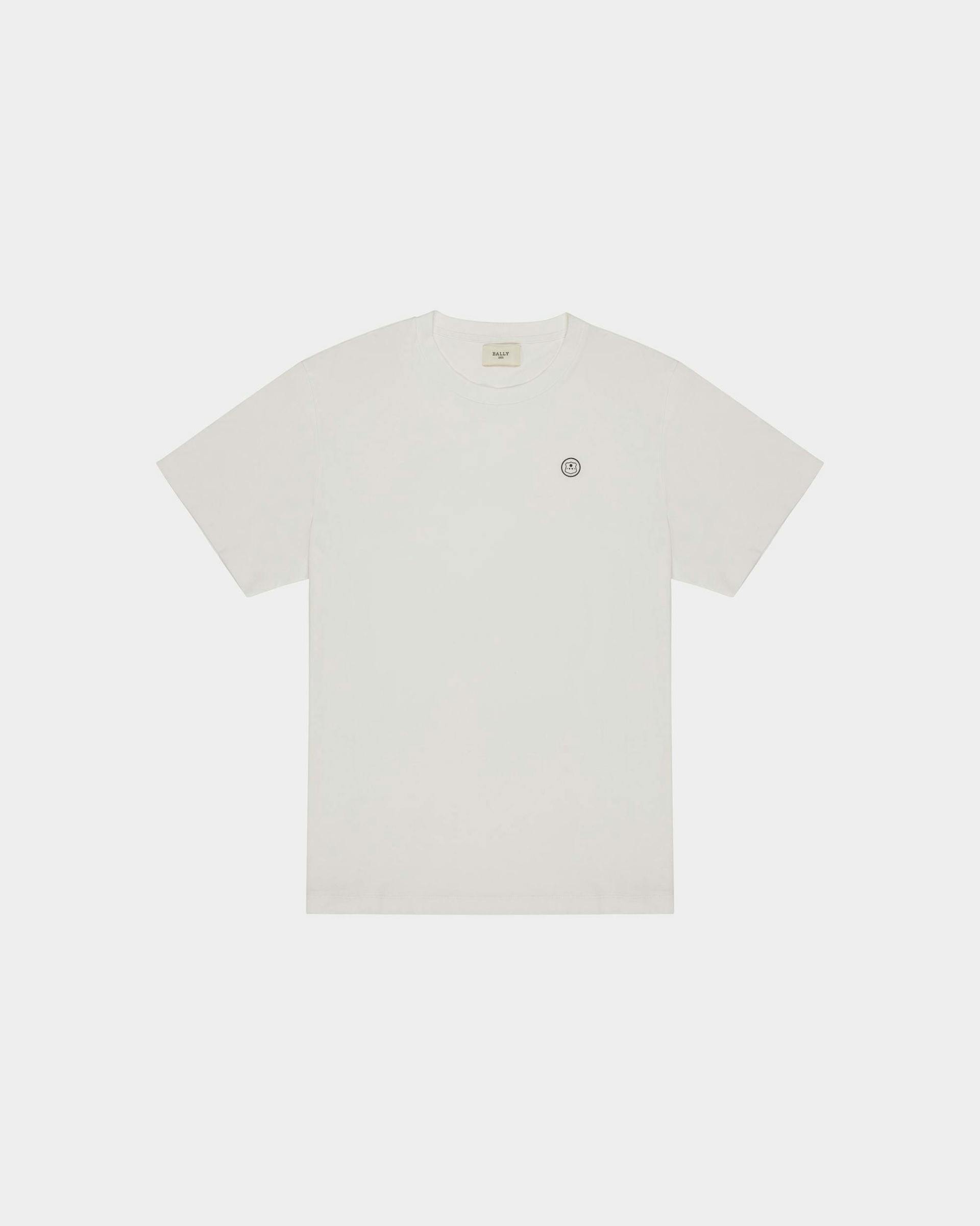 Bally ロゴスタンプ Tシャツ ホワイト コットン Tシャツ - Bally - 01
