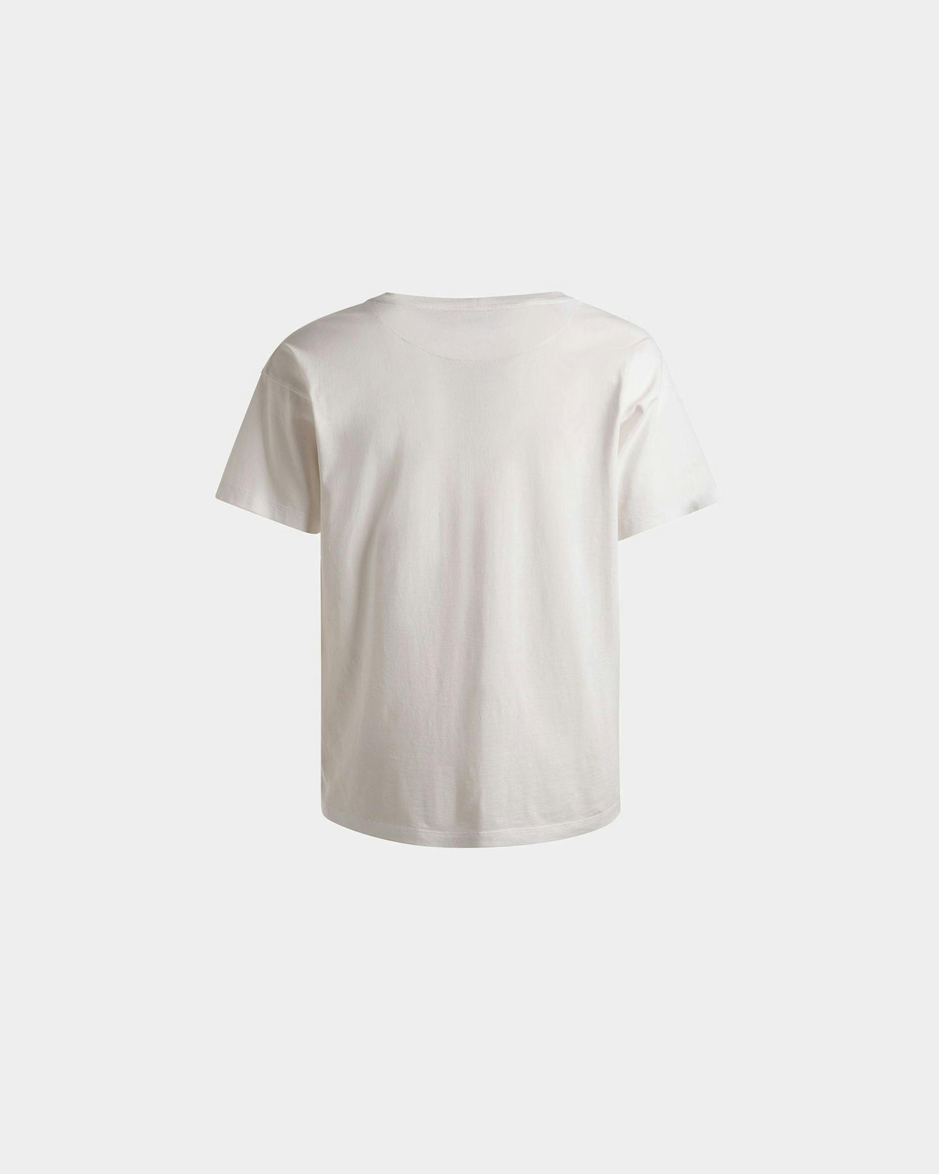 トレイン プリント Tシャツ ホワイト コットン - 男性 - Bally - 07