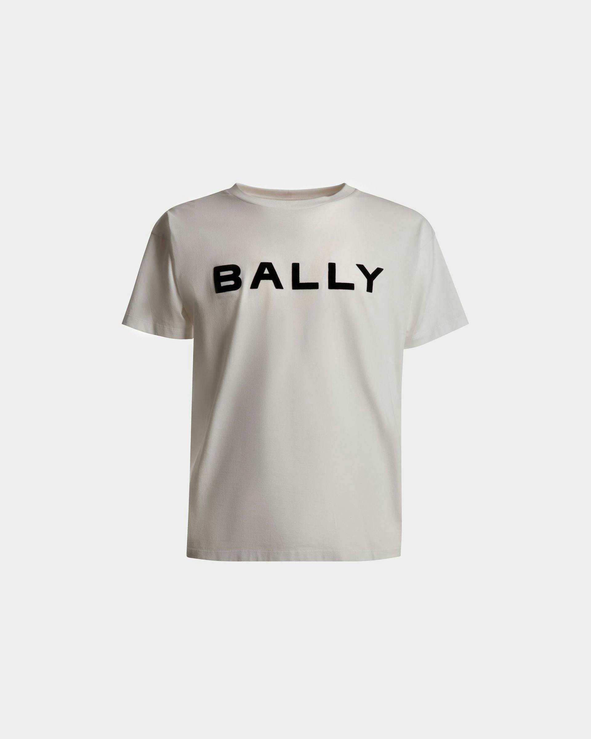 ロゴ Tシャツ ホワイト コットン - 男性 - Bally - 01