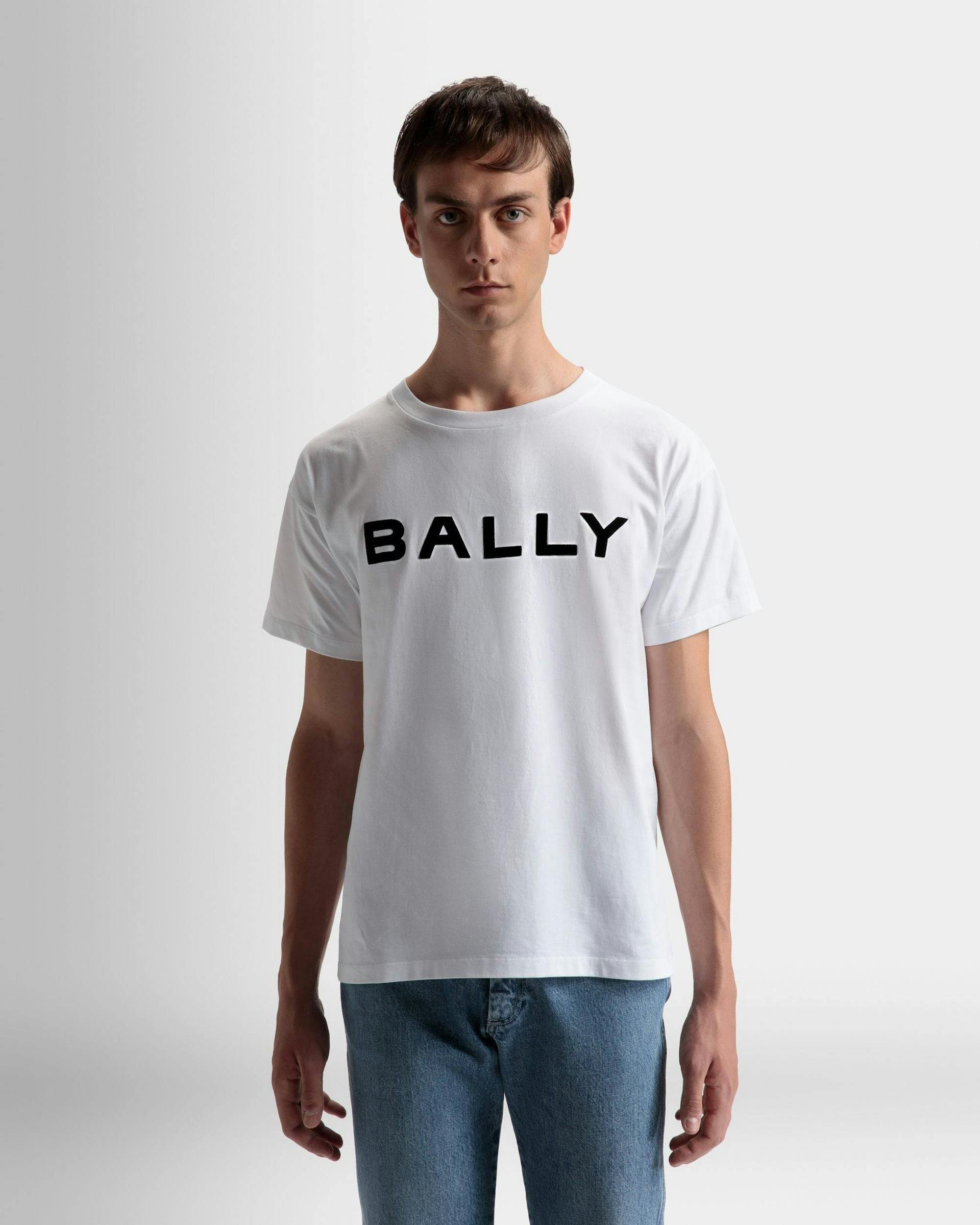 ロゴ Tシャツ ホワイト コットン - 男性 - Bally - 03
