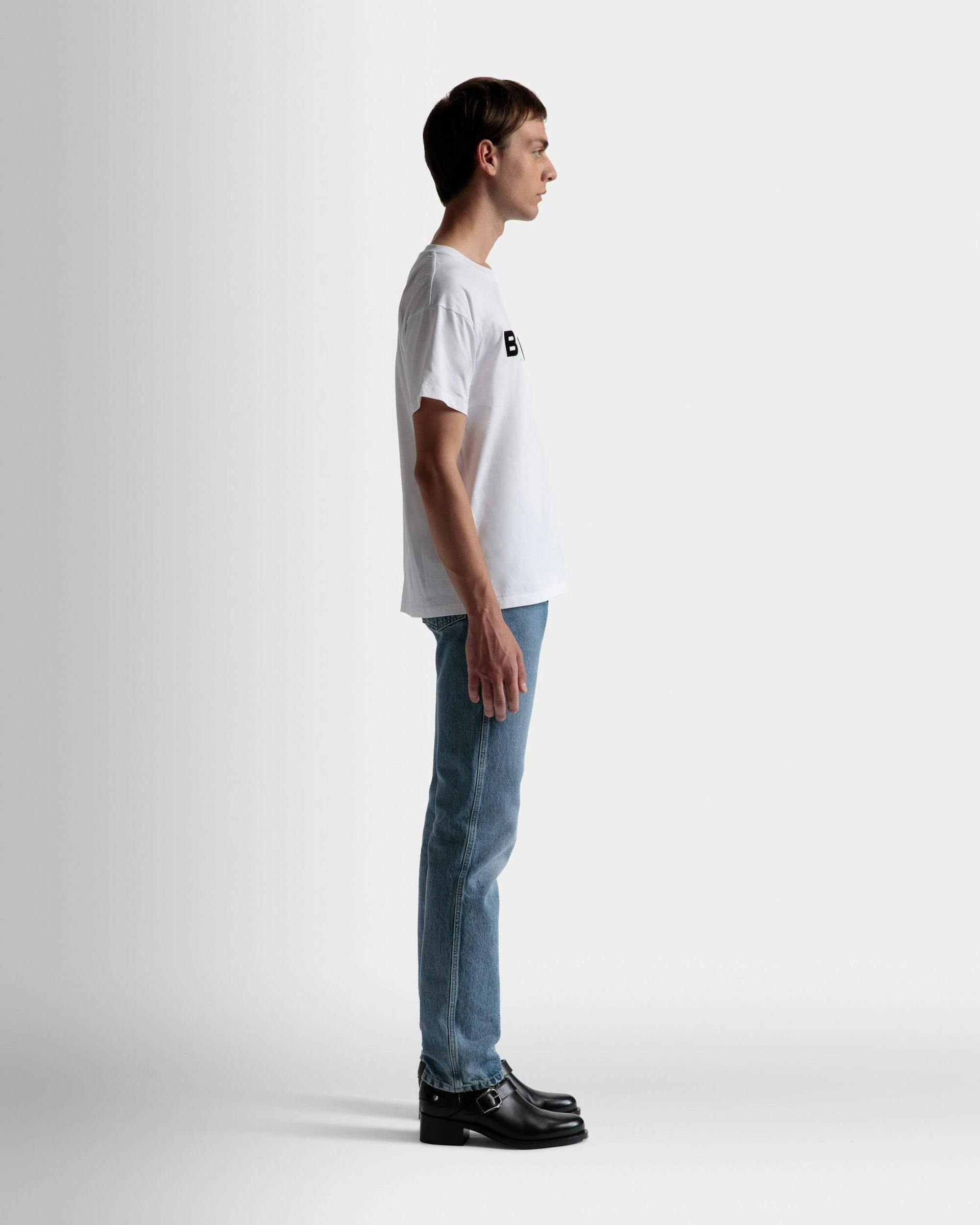 ロゴ Tシャツ ホワイト コットン - 男性 - Bally - 05