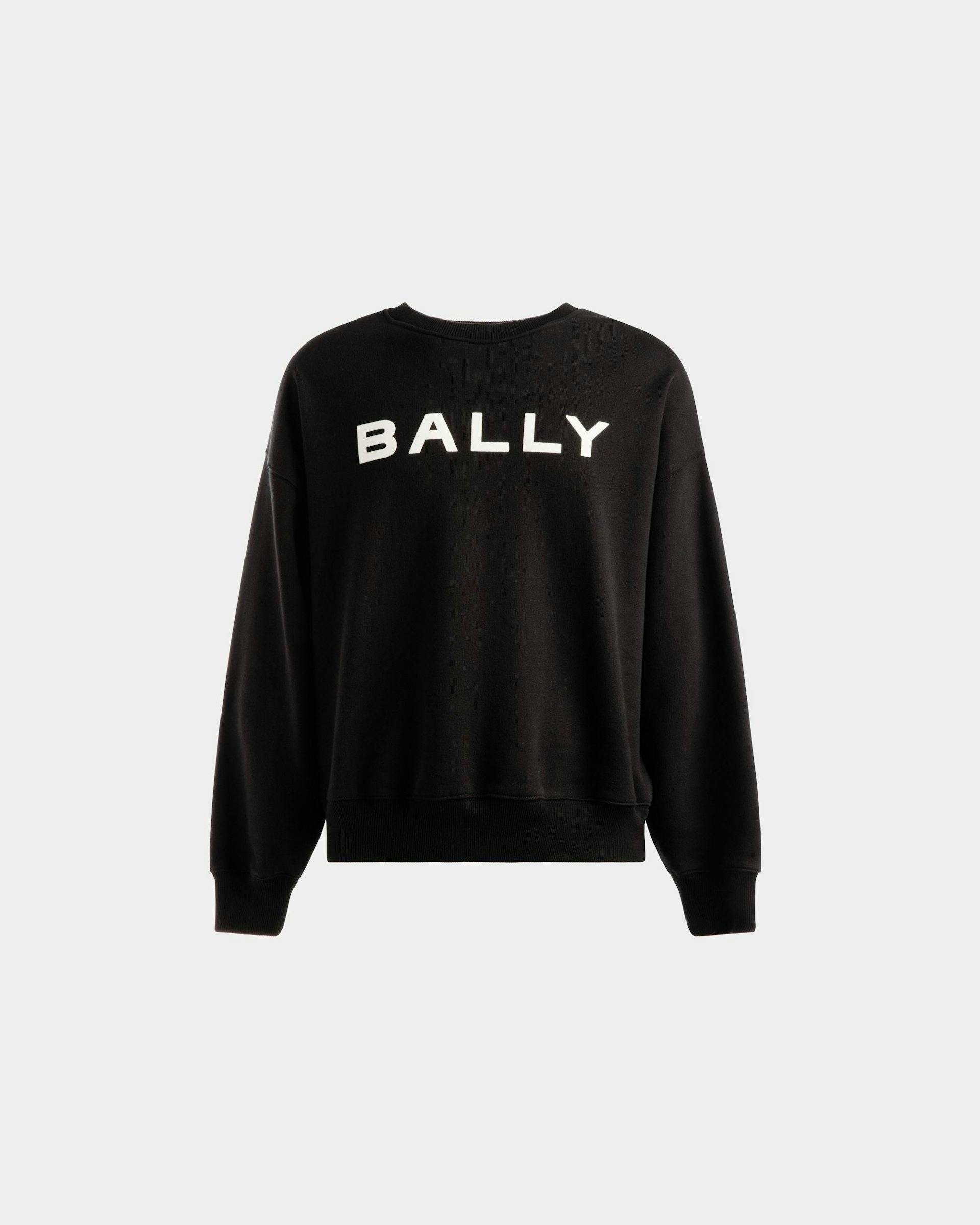 ロゴ スウェットシャツ ブラック コットン - 男性 - Bally - 01