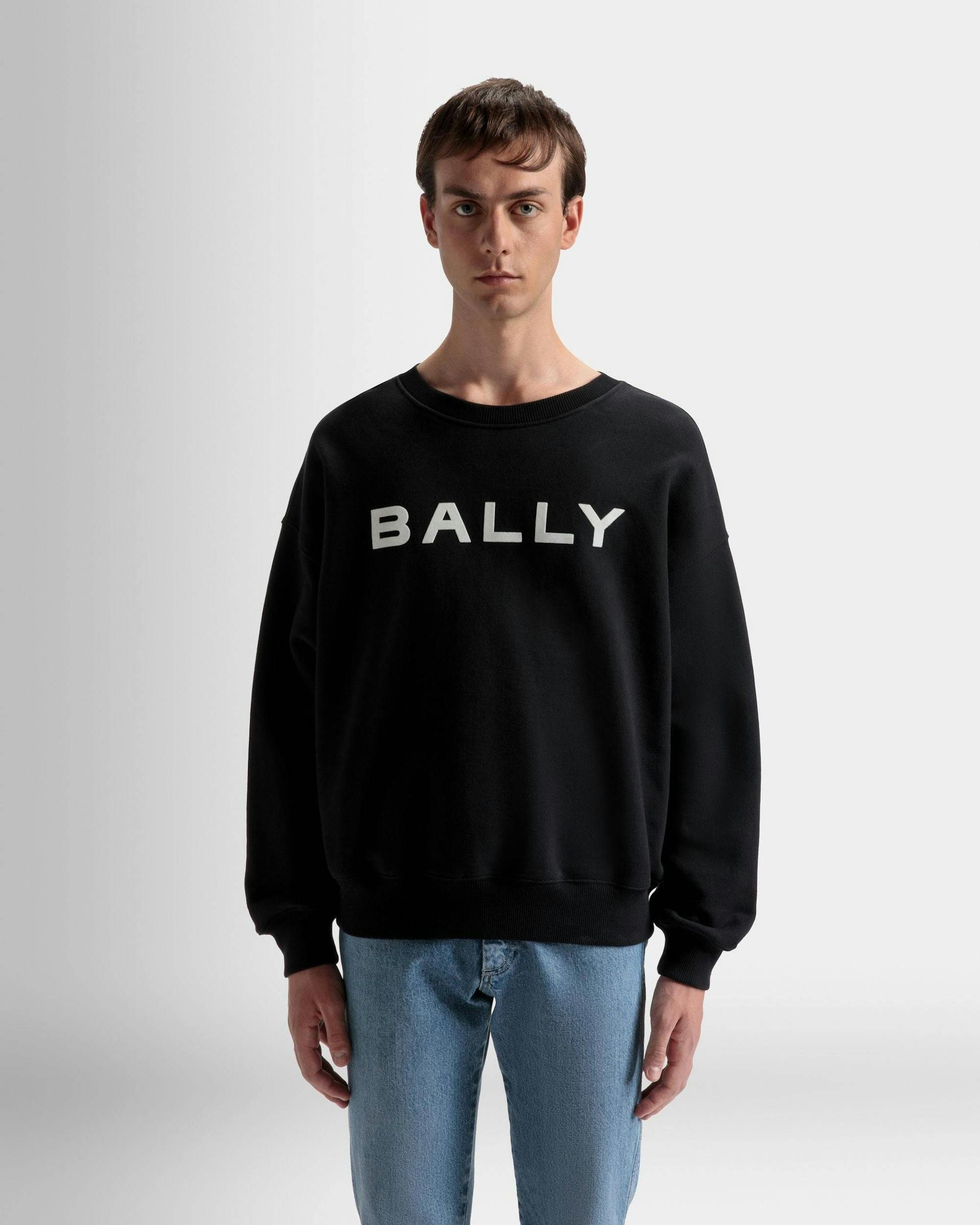 ロゴ スウェットシャツ ブラック コットン - 男性 - Bally - 03