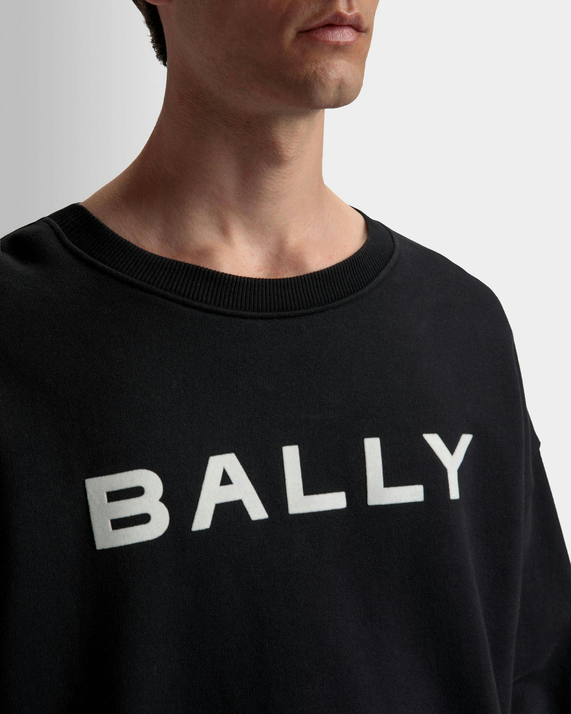 ロゴ スウェットシャツ ブラック コットン - 男性 - Bally - 04