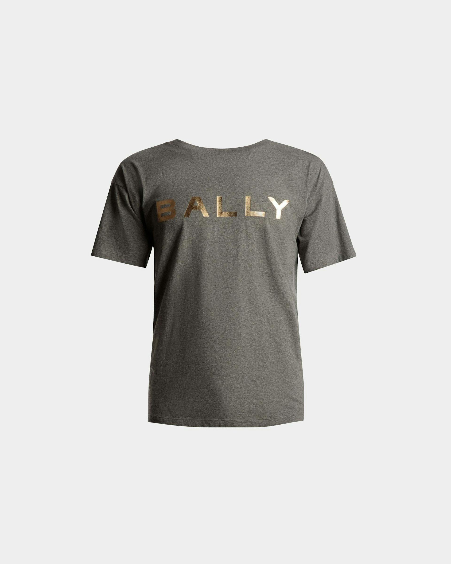 ロゴ Tシャツ グレーメランジ コットン - 男性 - Bally - 01