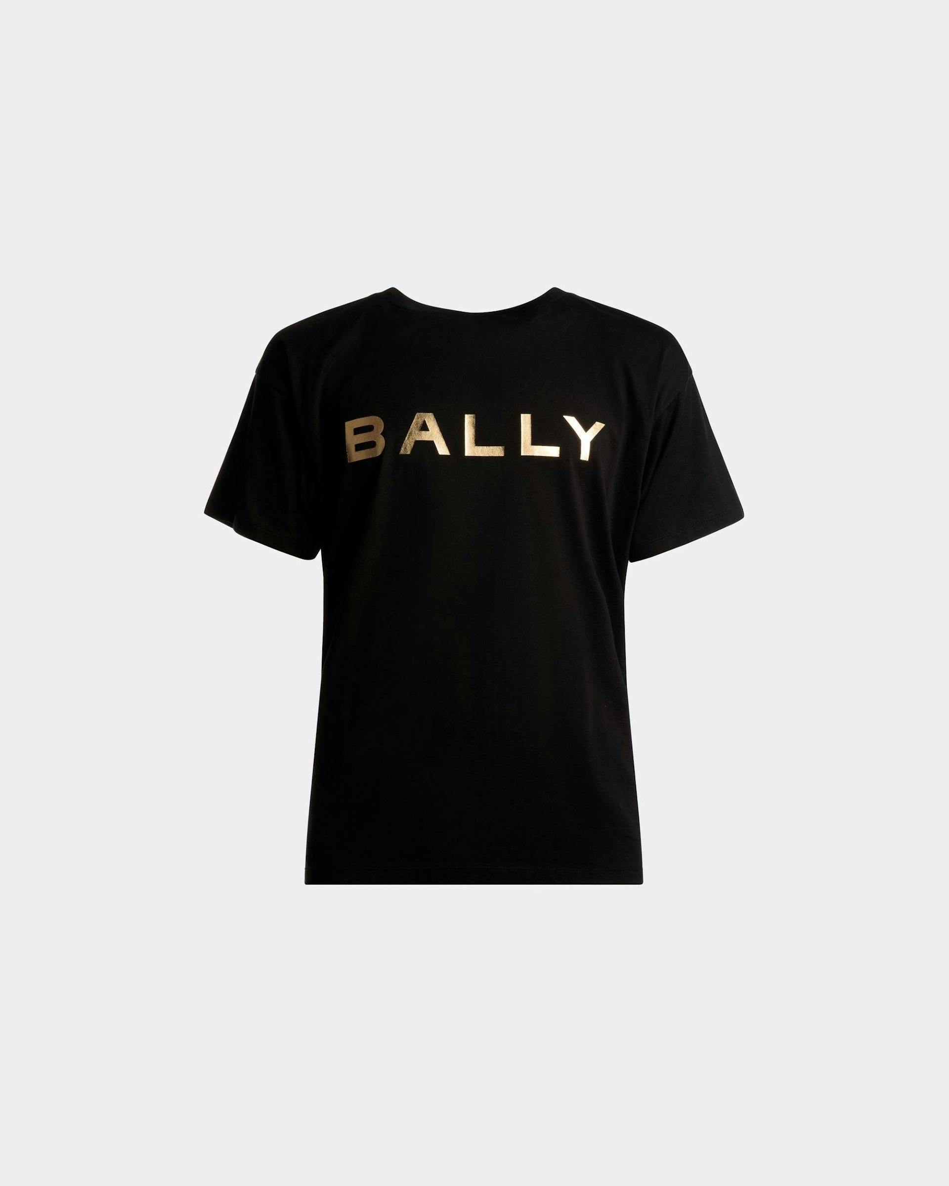 ロゴ Tシャツ ブラック コットン - Bally - 01