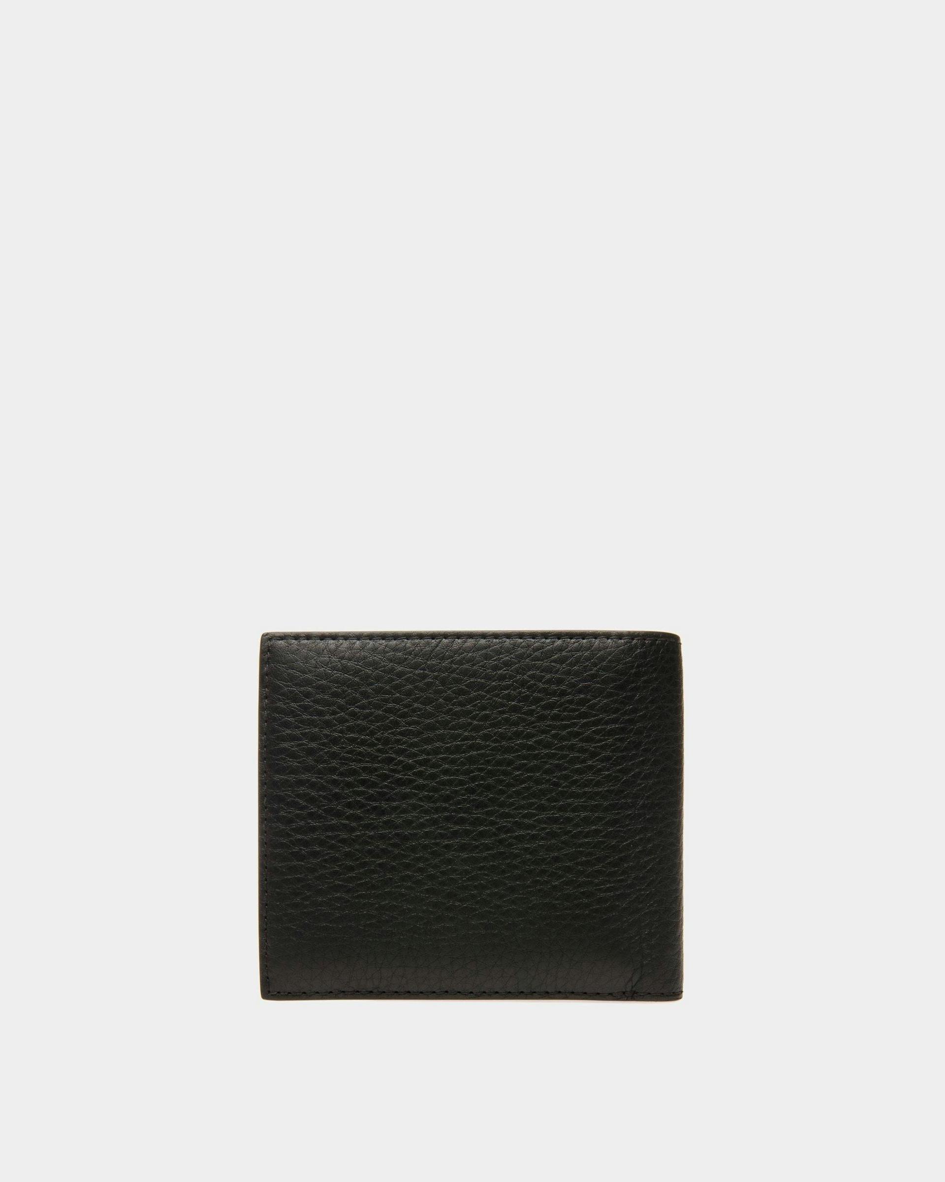 Men's Ribbon ID Coin Wallet In Black Leather | Bally | Still Life Back