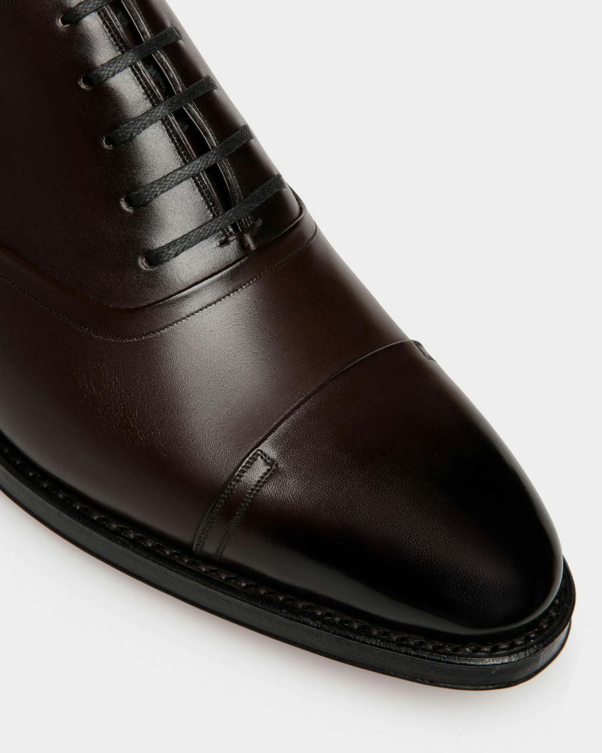 Men's Scribe Oxford Shoes In Brown Leather | Bally | Still Life Detail