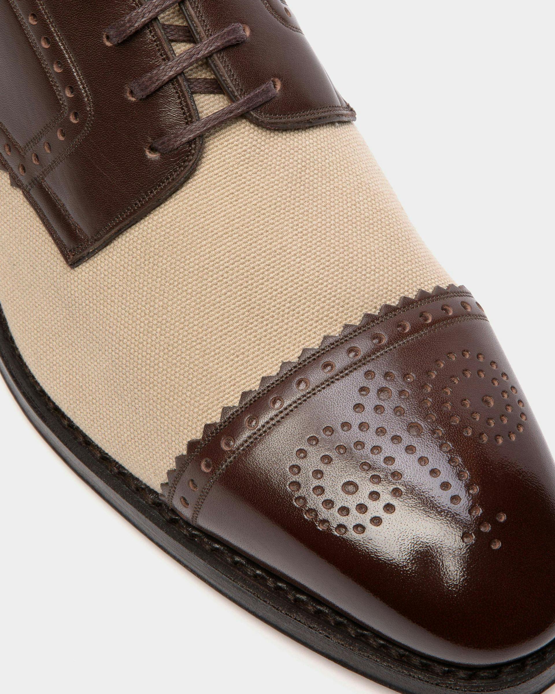 Men's Scribe Derby in Leather and Fabric | Bally | Still Life Detail