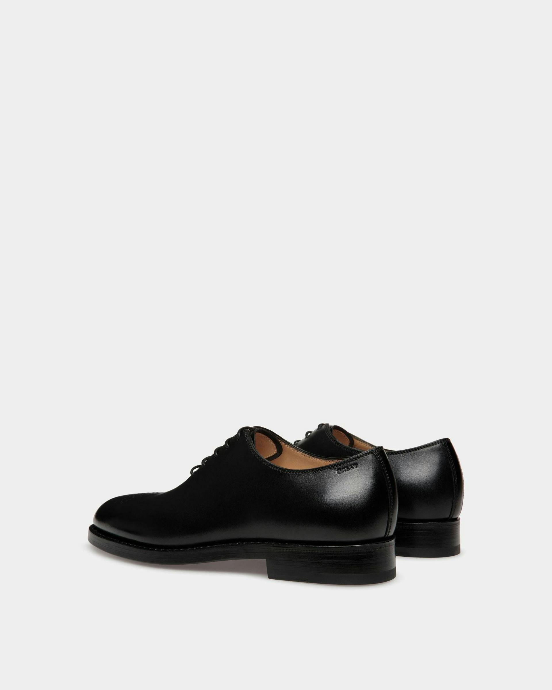 Men's Schoenen Oxford In Black Leather | Bally | Still Life 3/4 Back
