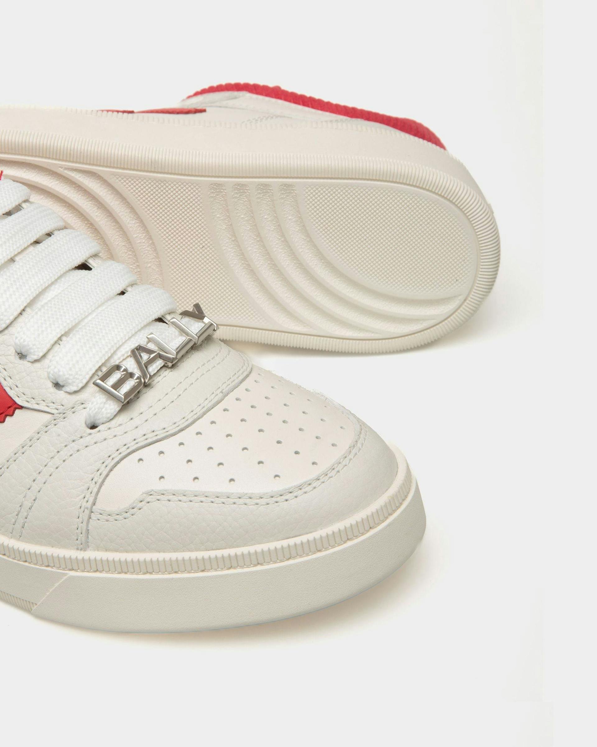 Men's Raise Sneaker in White Leather | Bally | Still Life Below