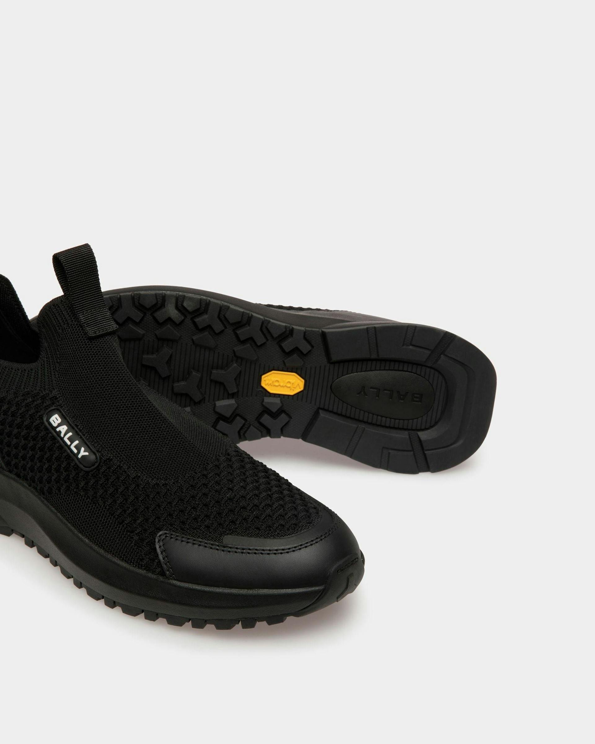 Men's Outline Sneaker in Black Nylon | Bally | Still Life Below