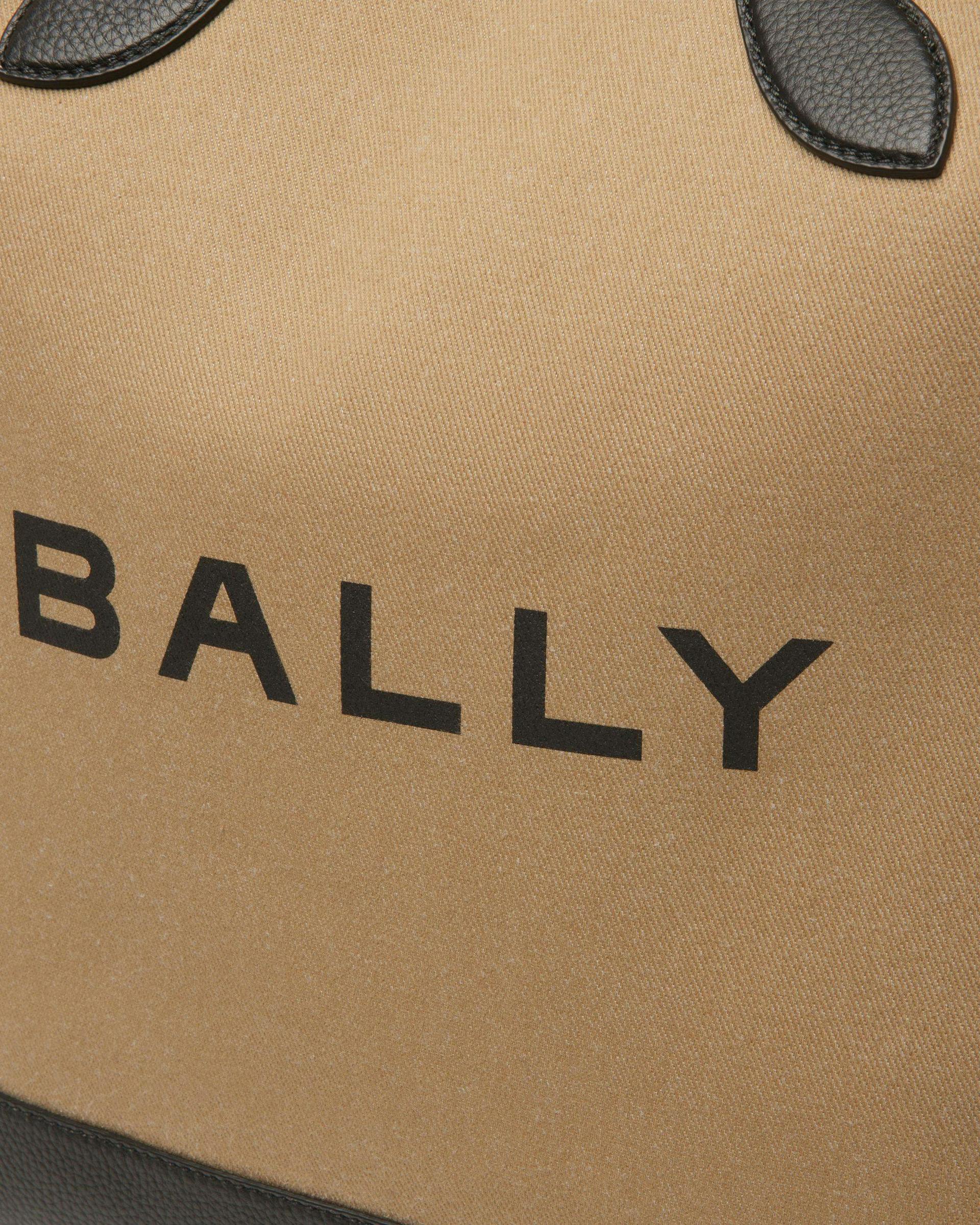 Bar トートバッグ サンド＆ブラック ファブリック - 女性 - Bally - 06