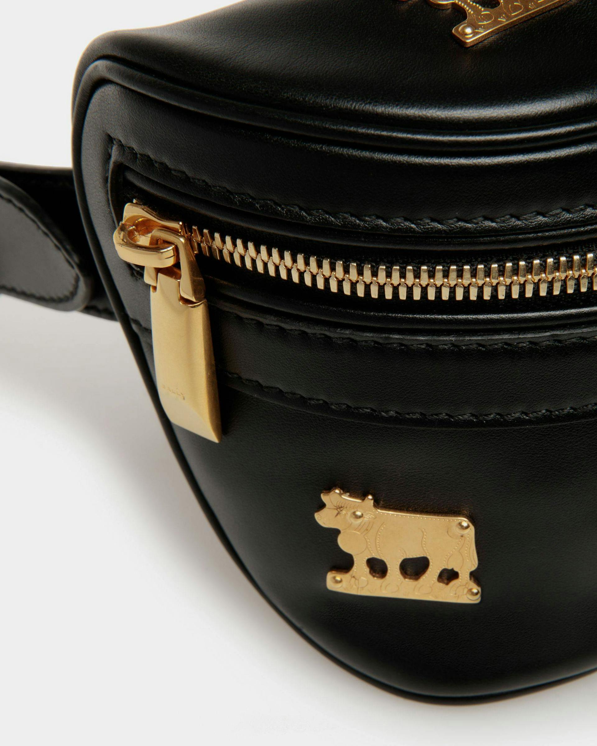 Women's Moutain Belt Bag  in Black Leather | Bally | Still Life Detail