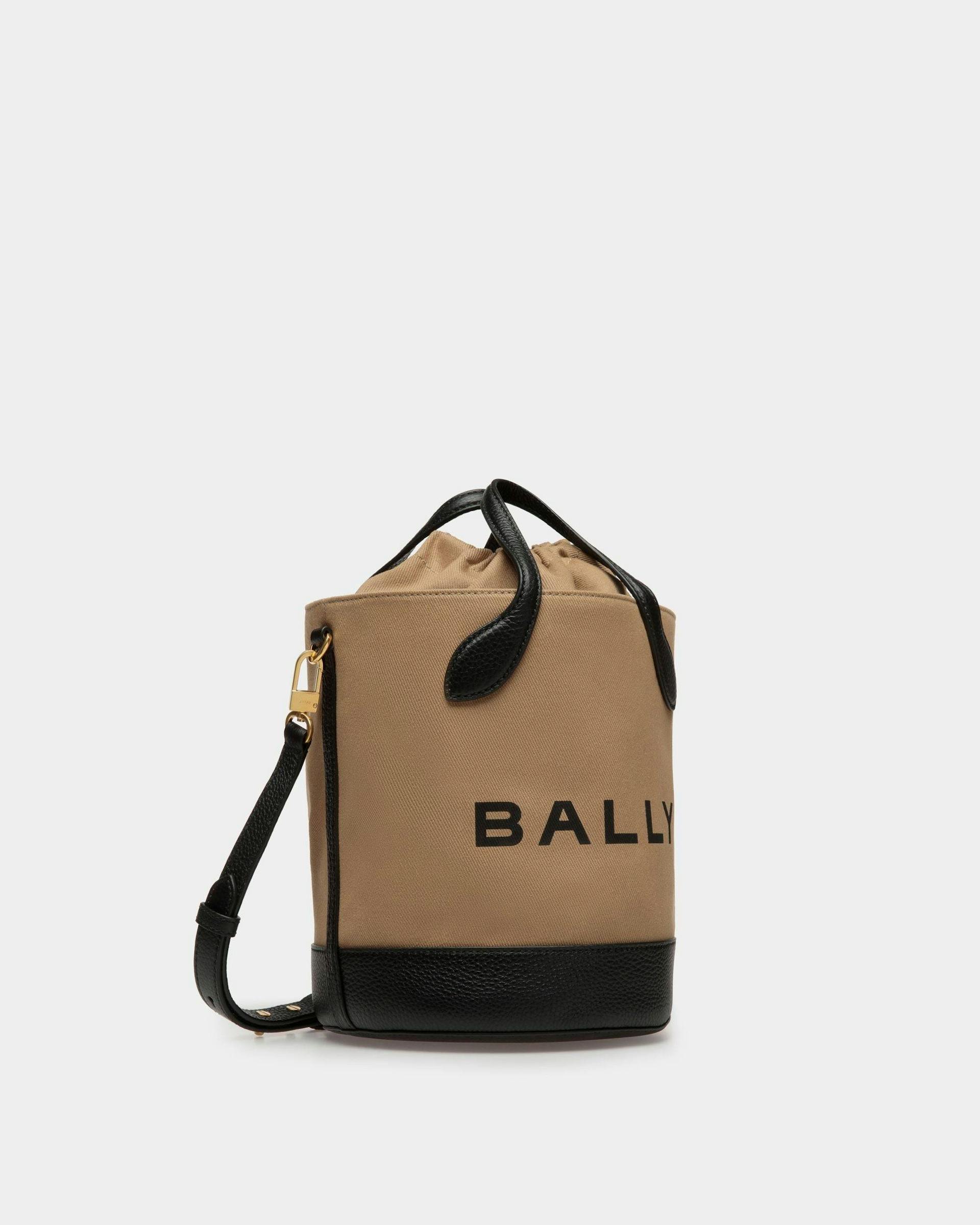 Bar バケットバッグ サンド＆ブラック ファブリック - 女性 - Bally - 03