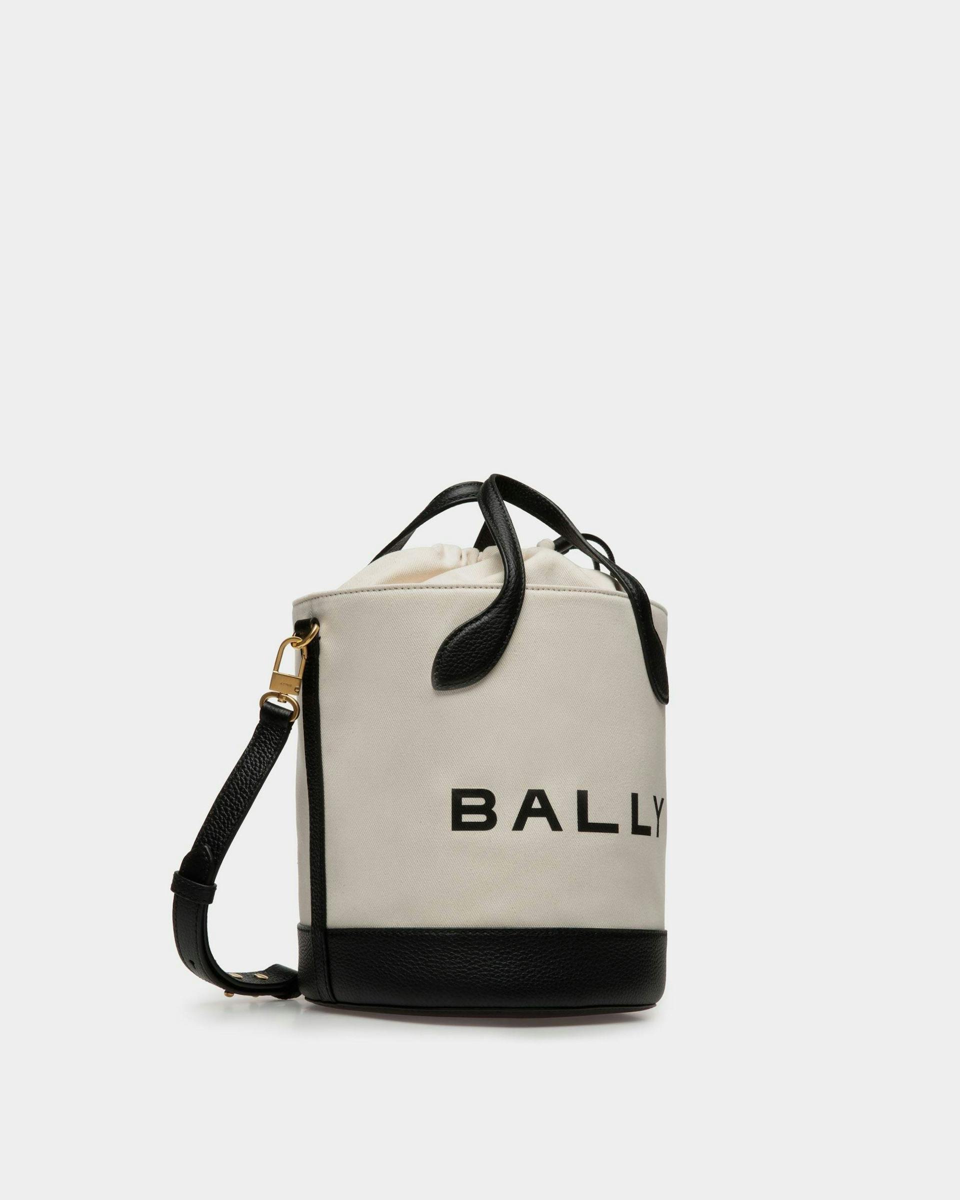 Bar バケットバッグ ナチュラル＆ブラック ファブリック - 女性 - Bally - 04
