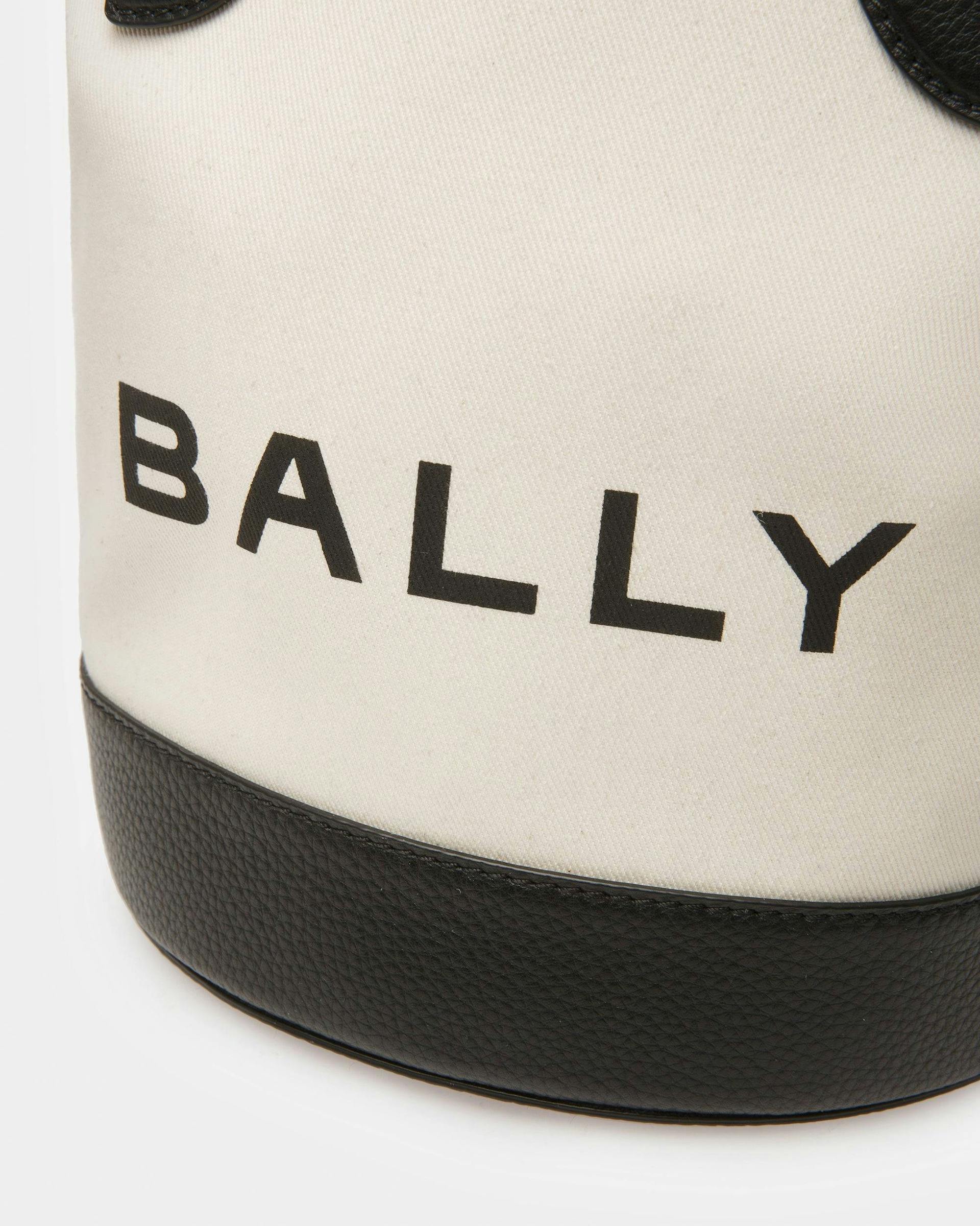 Bar バケットバッグ ナチュラル＆ブラック ファブリック - 女性 - Bally - 06