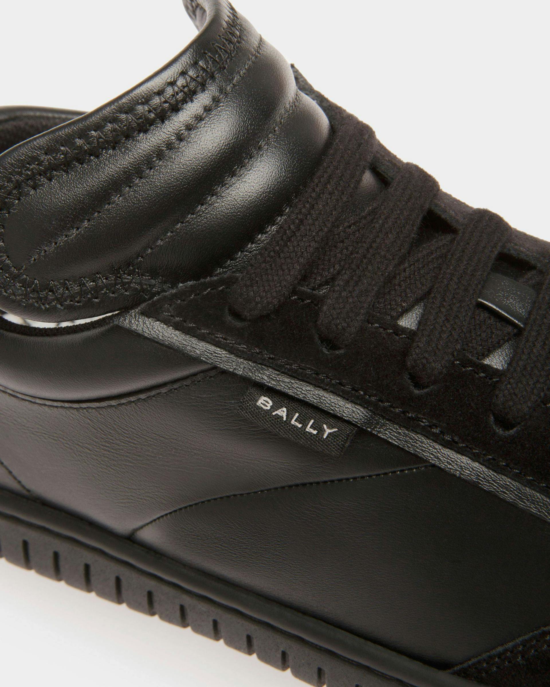 Women's Player Sneakers In Black Leather | Bally | Still Life Detail