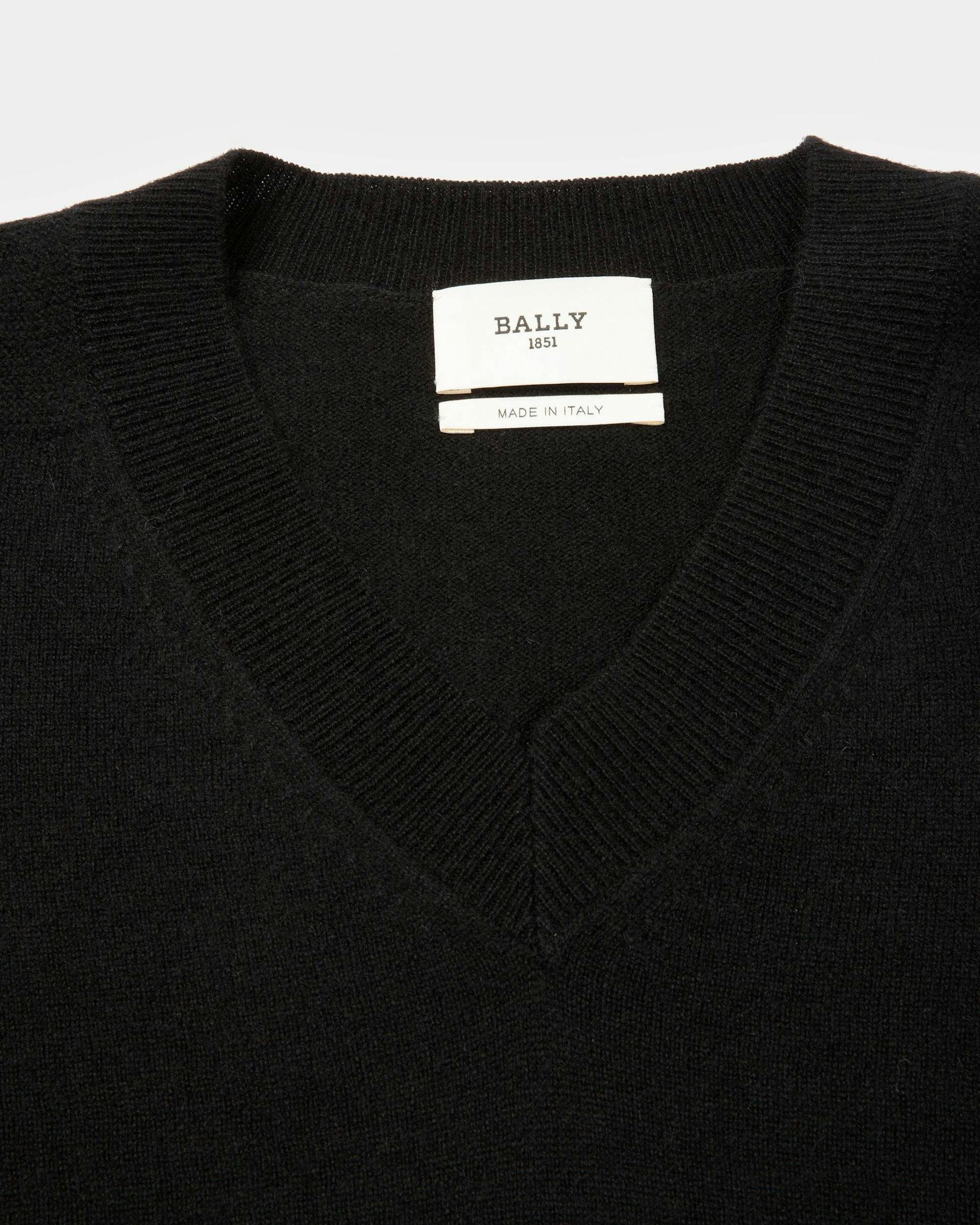Vネック セーター ブラック カシミア Vネック セーター - 女性 - Bally - 02