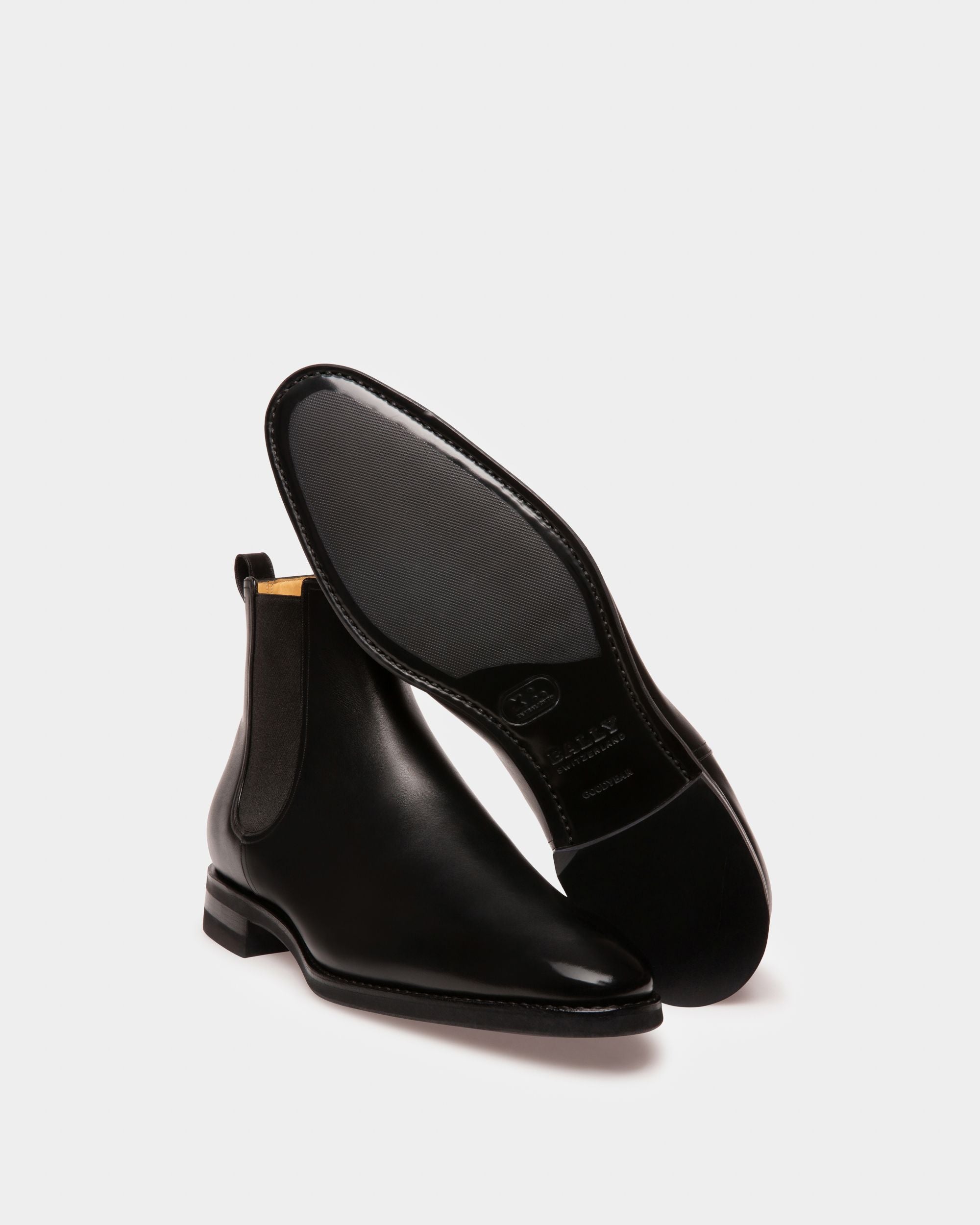 Bally Global - Scribe Novo Booties In Black Leather - Black