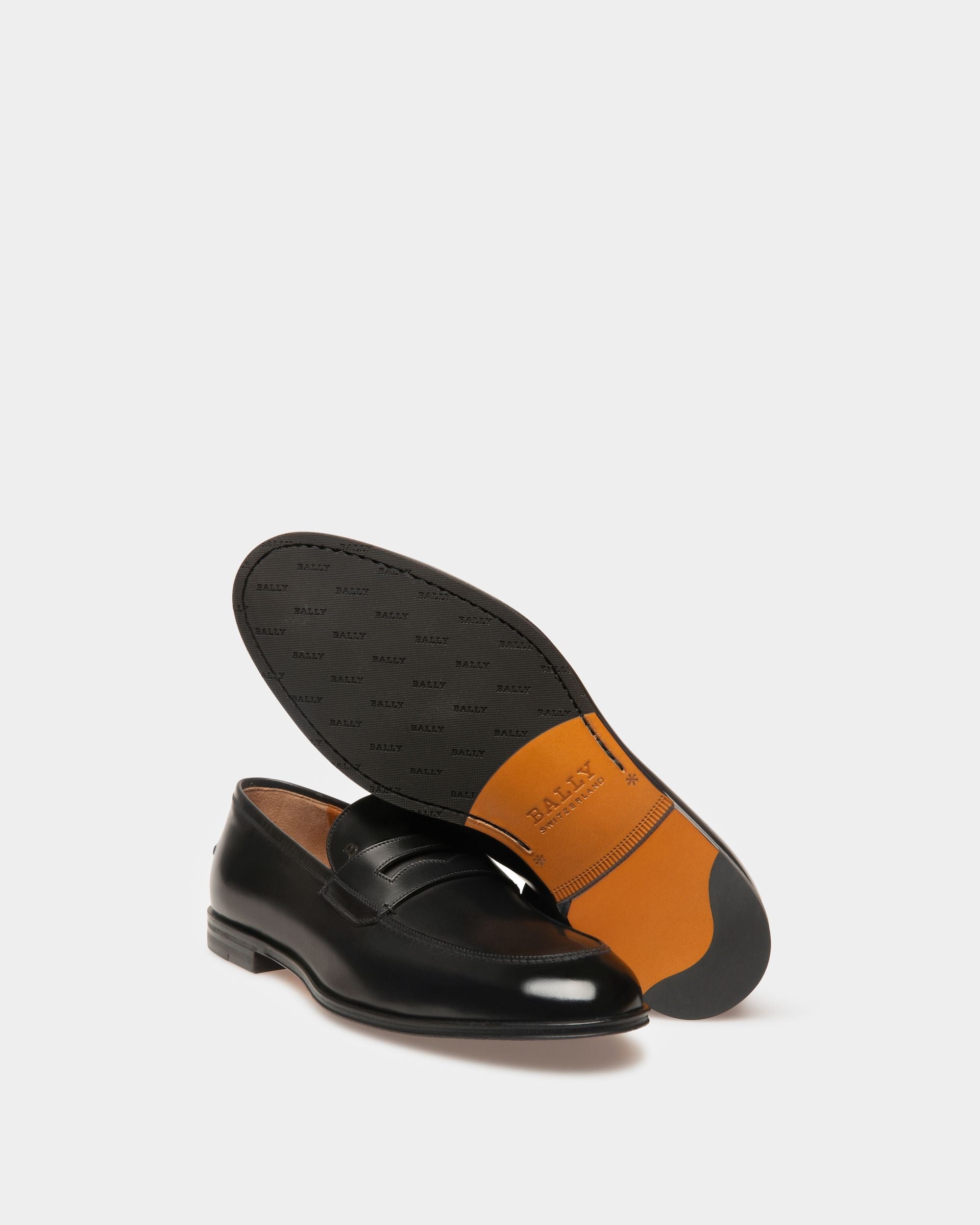 Bally Global - Webb Men's Calf Leather Penny Loafer In Black - Black