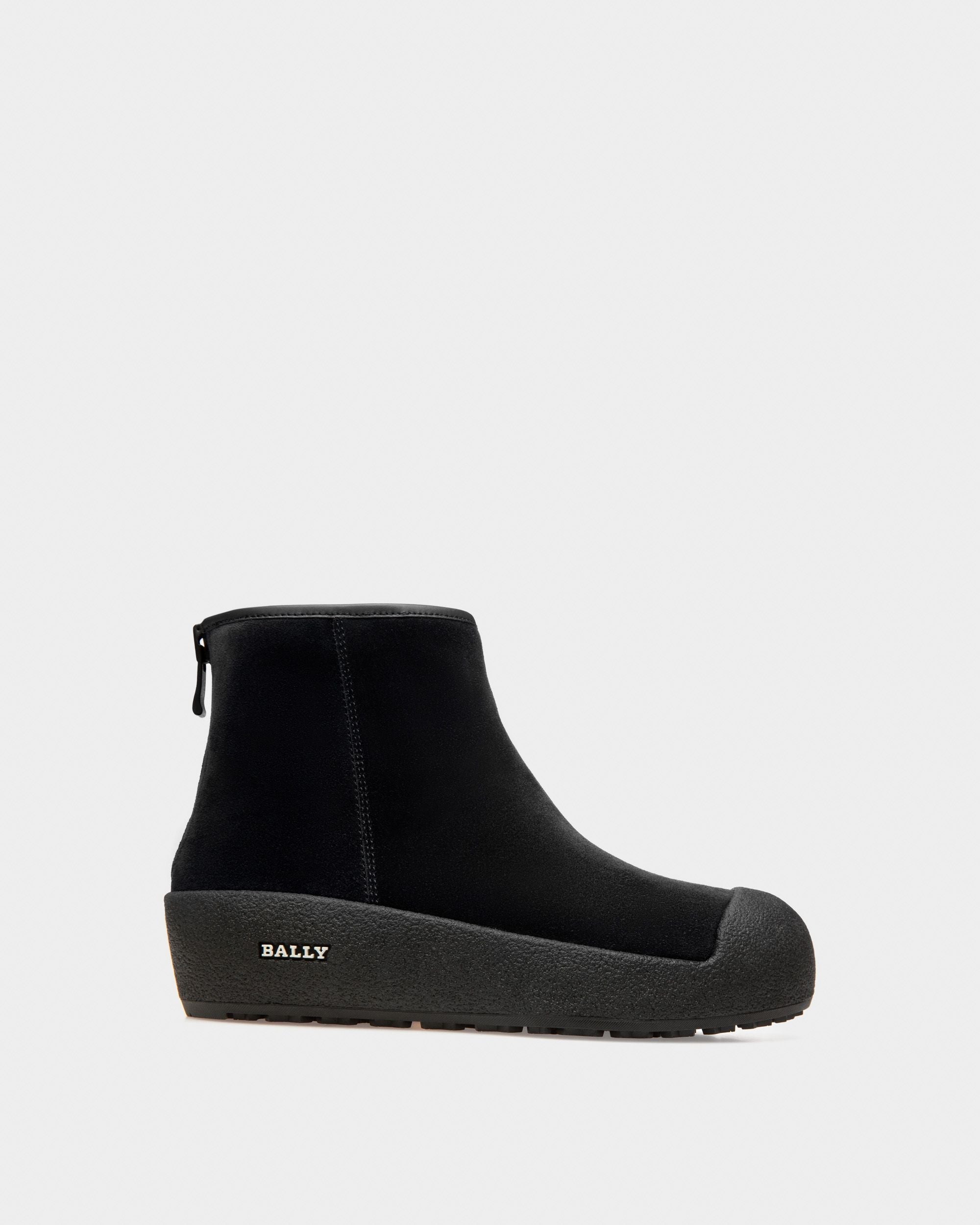 Bally Global - Guard II Leather Snow Boots In Black - Black