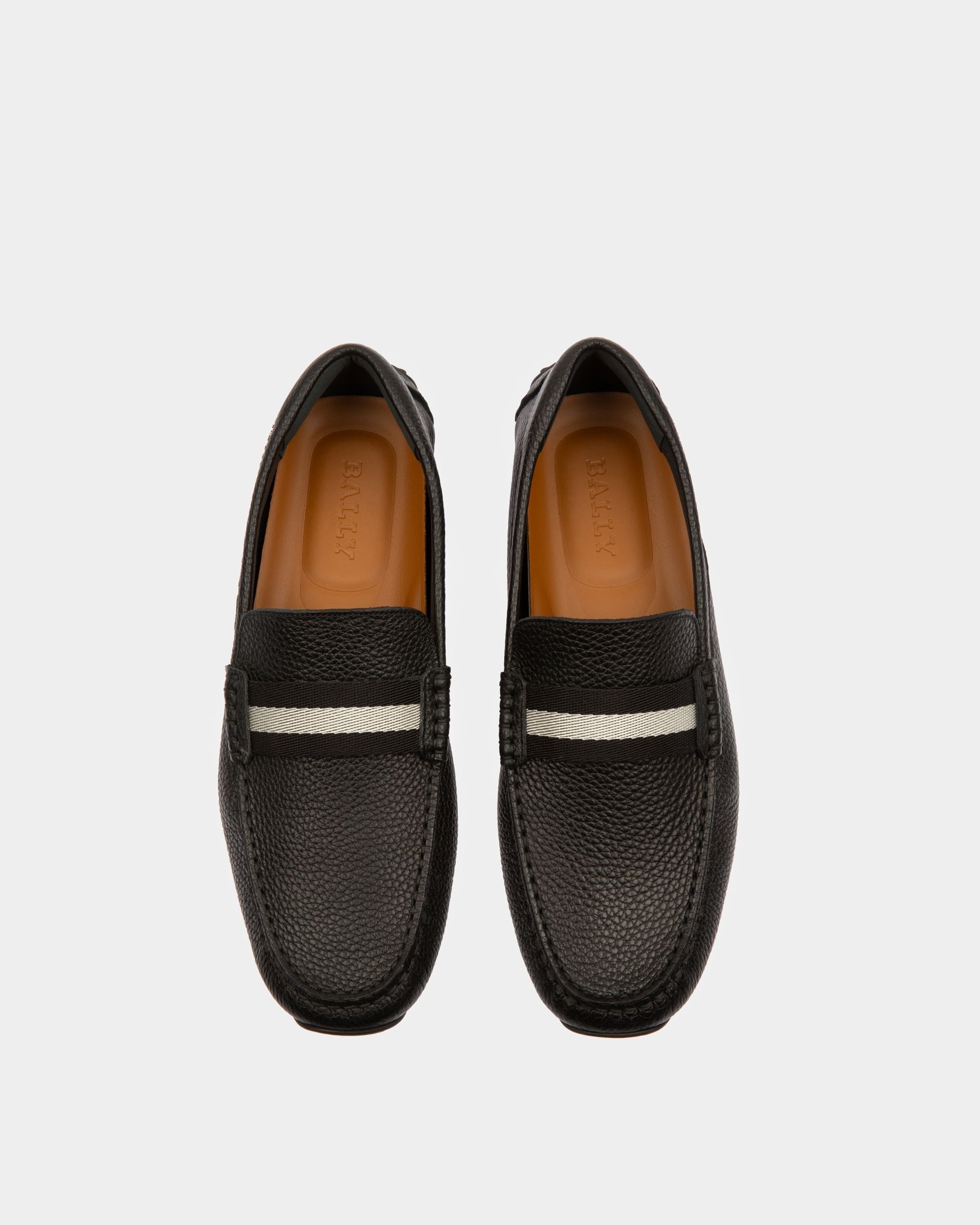 Bally Global - Pearce Leather Drivers In Black - Black