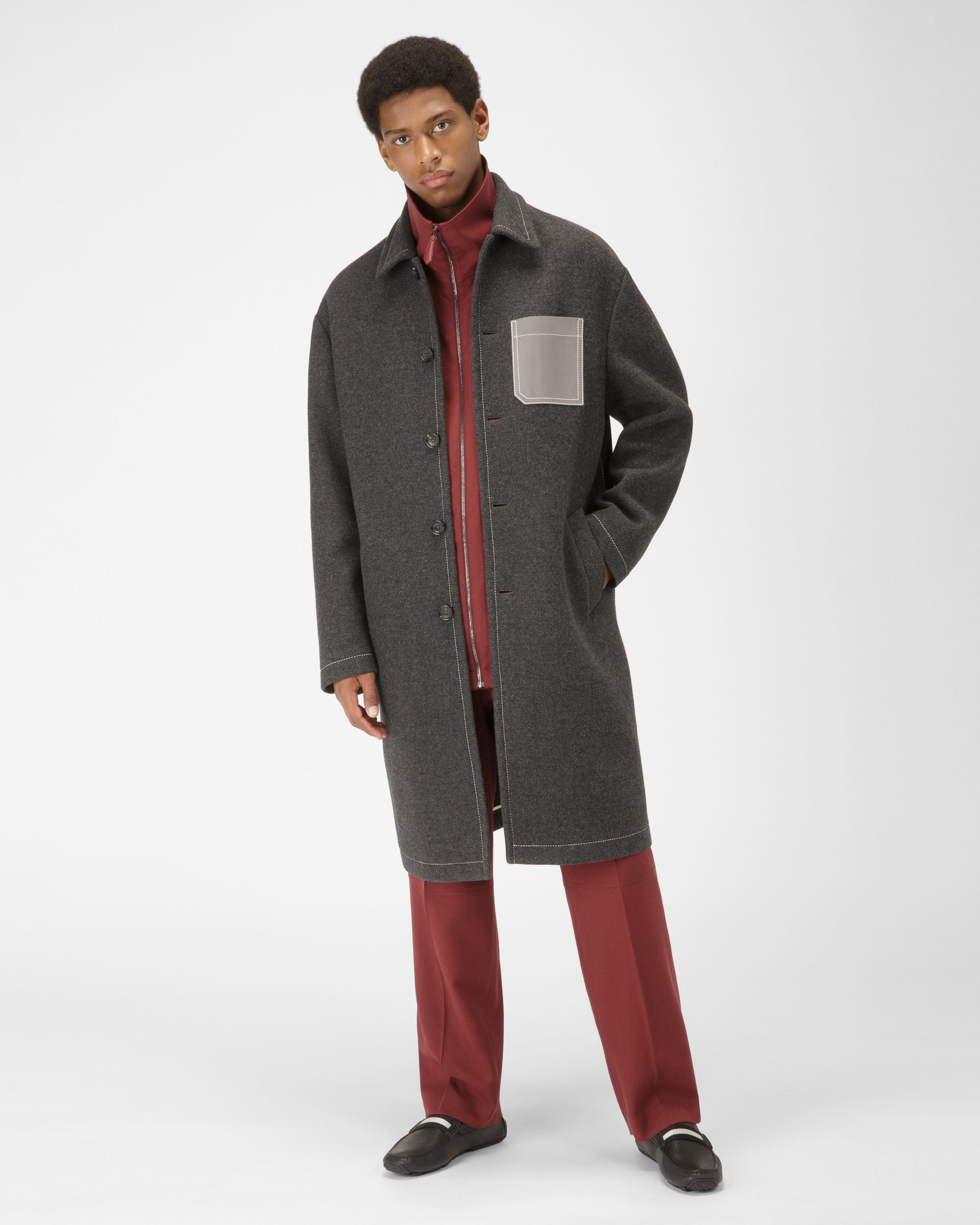 Bally Global - Pearce Leather Drivers In Black - Black