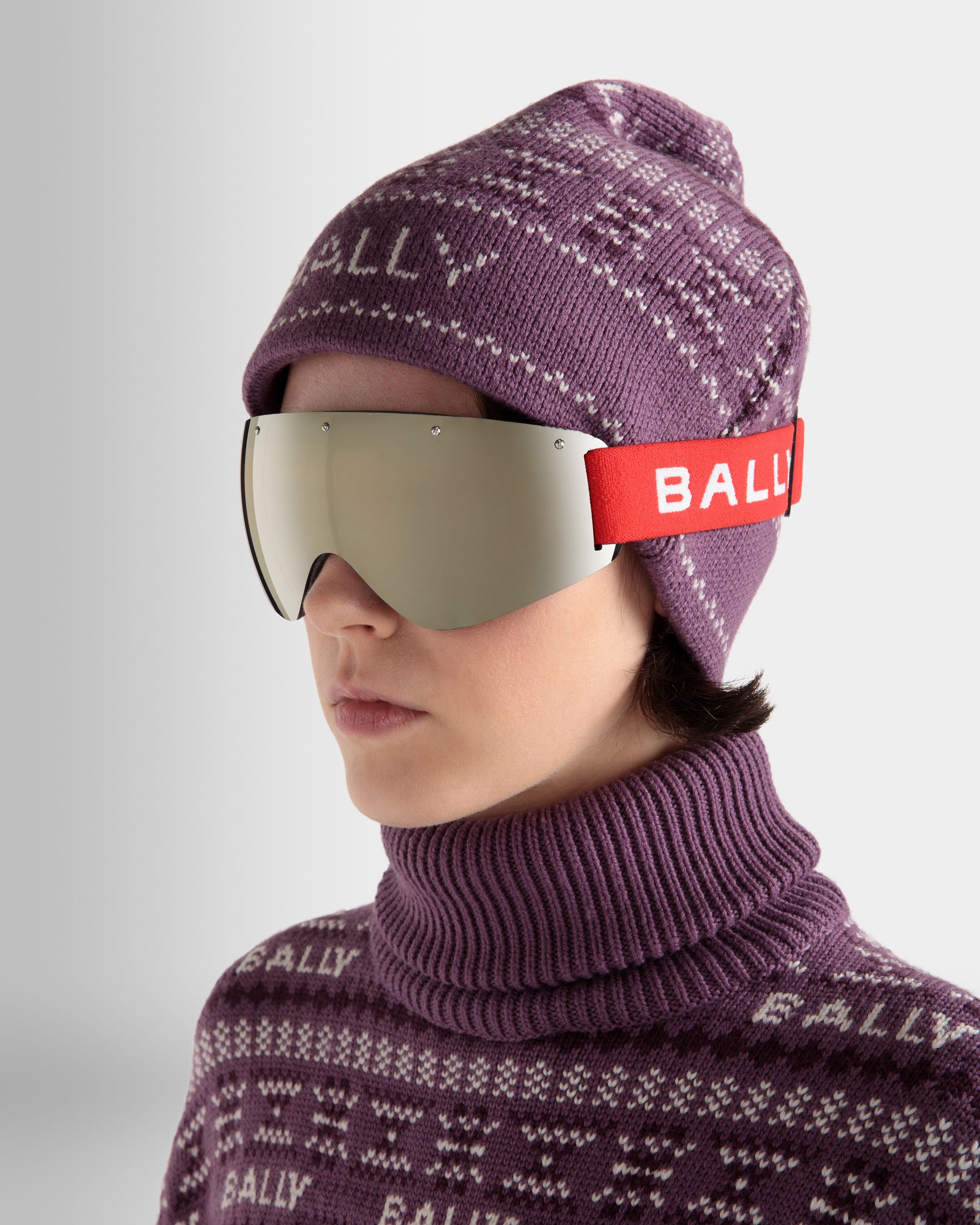 Bally Global - Mountain Snow Goggles In Mirrored Yellow - Yellow