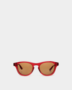 Dieter Sunglasses In Red Acetate