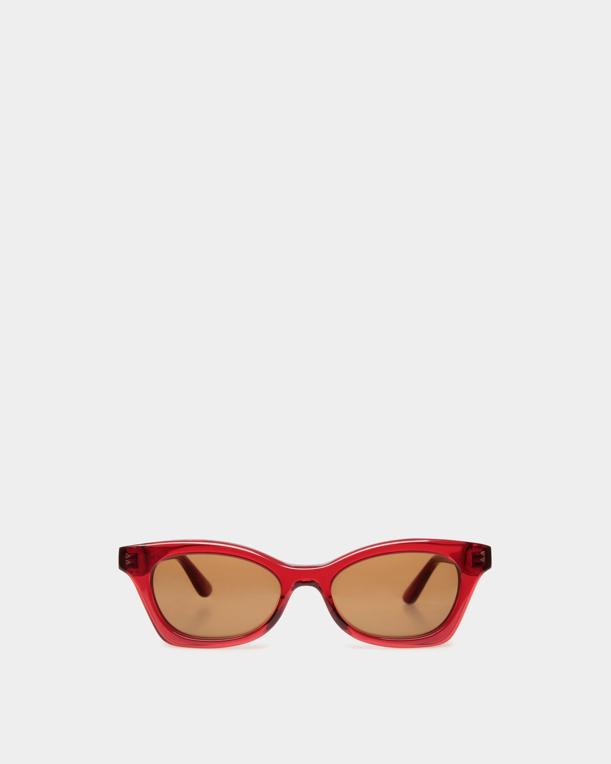Bally Global - Sue Sunglasses In Red Acetate - Red