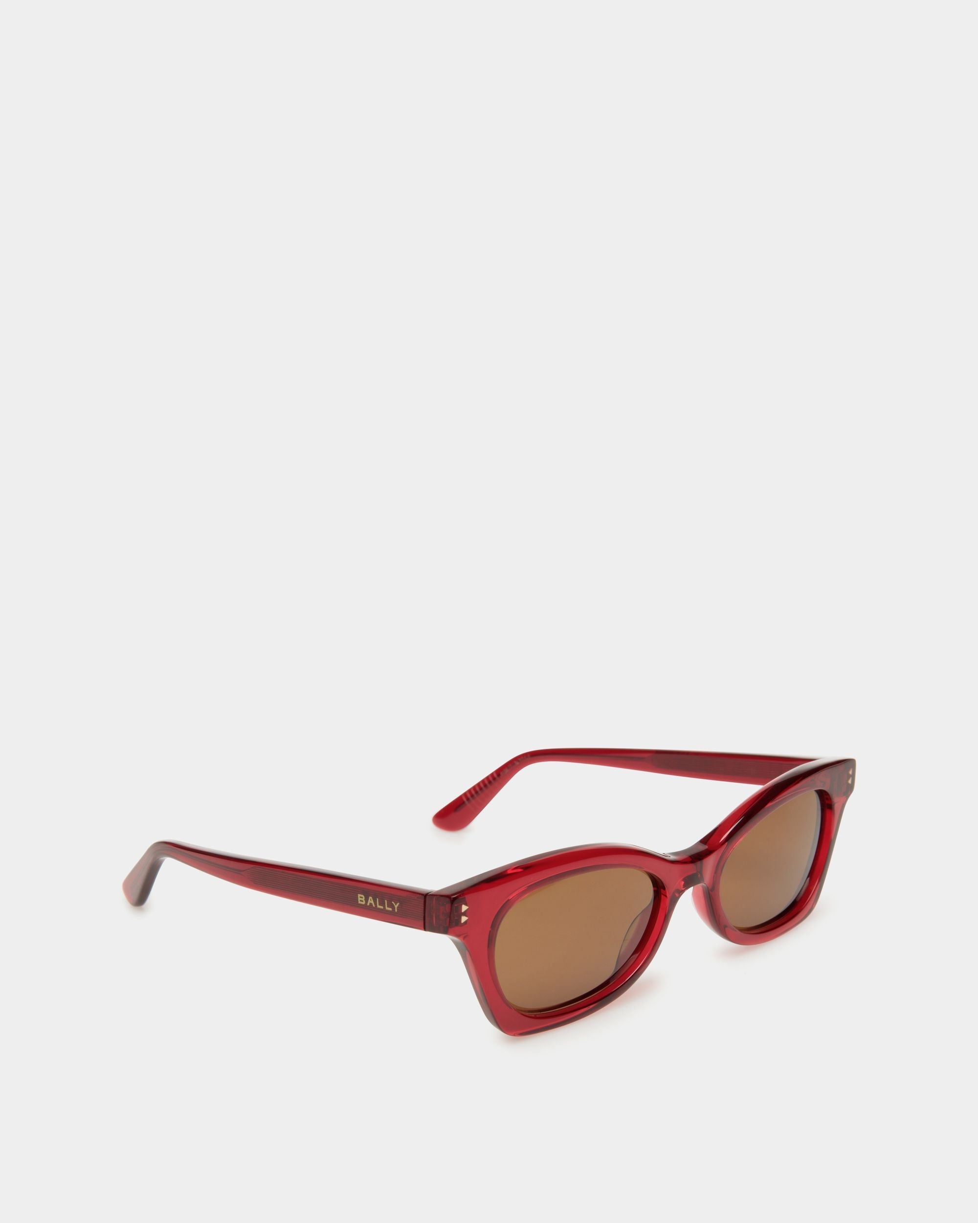 Bally Global - Sue Sunglasses In Red Acetate - Red