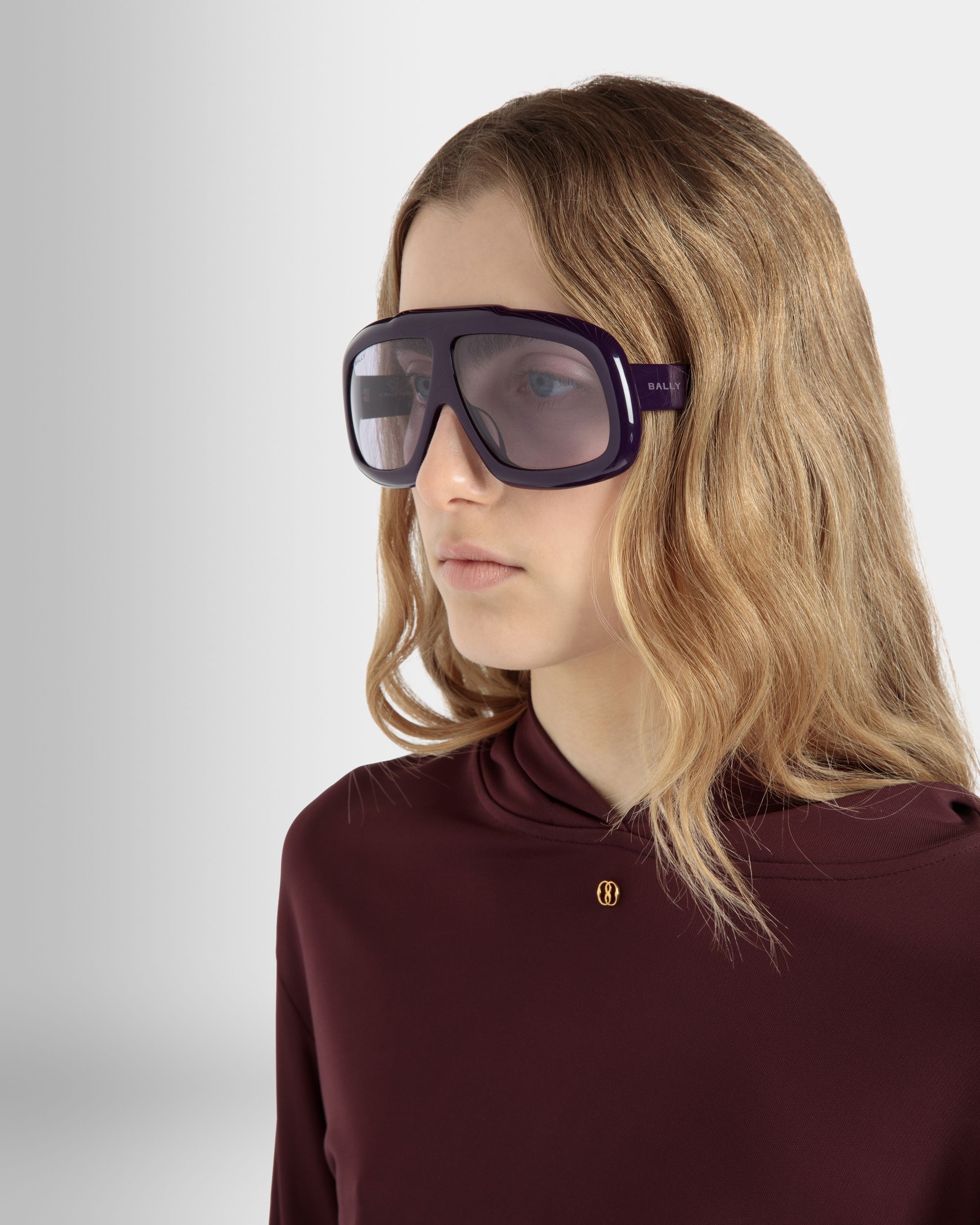 Bally Global - Eyger アセテート サングラス パープル＆ライラック - パープル