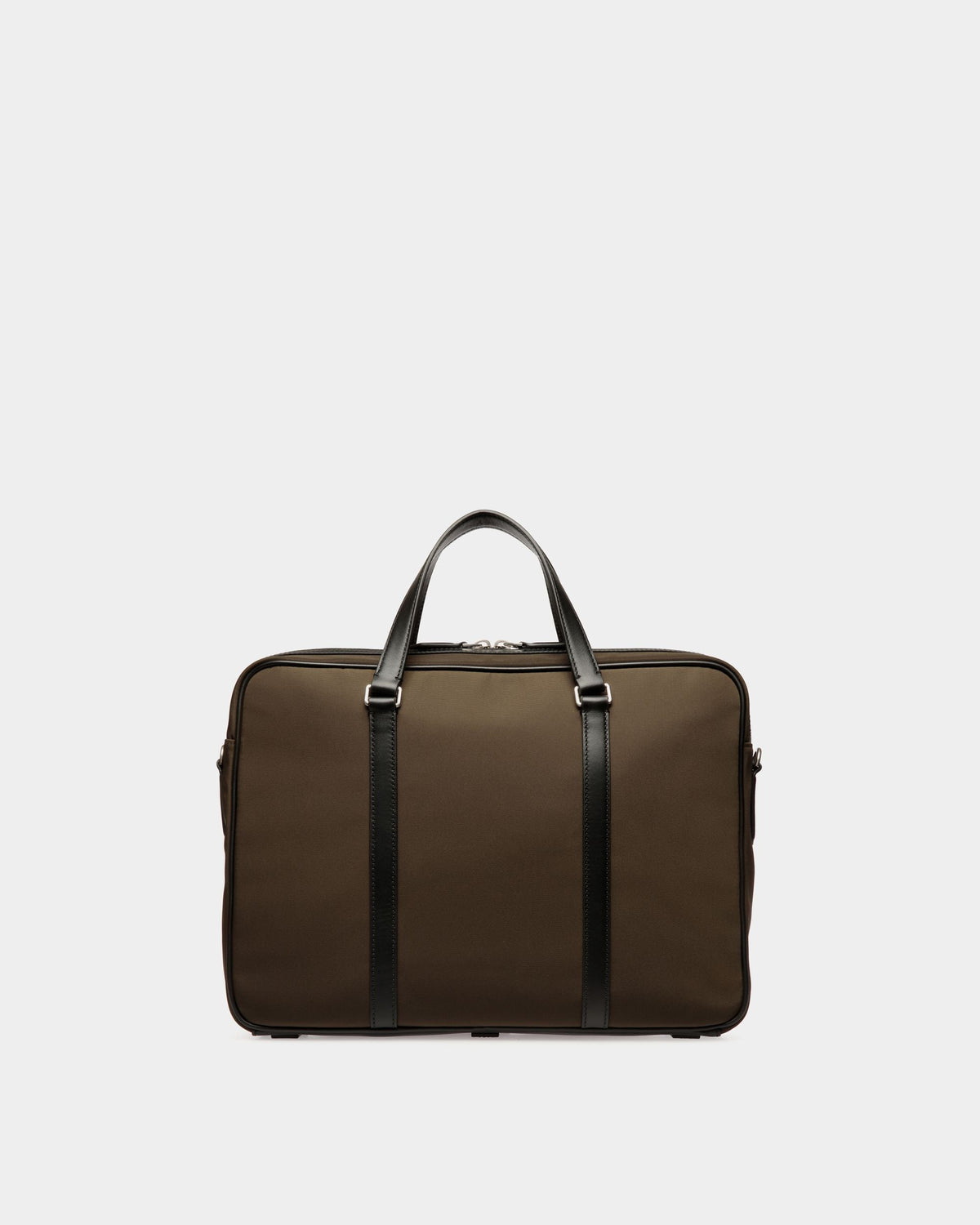 Code Briefcase Men's Green Code Briefcase In Military Green Nylon | Bally Global