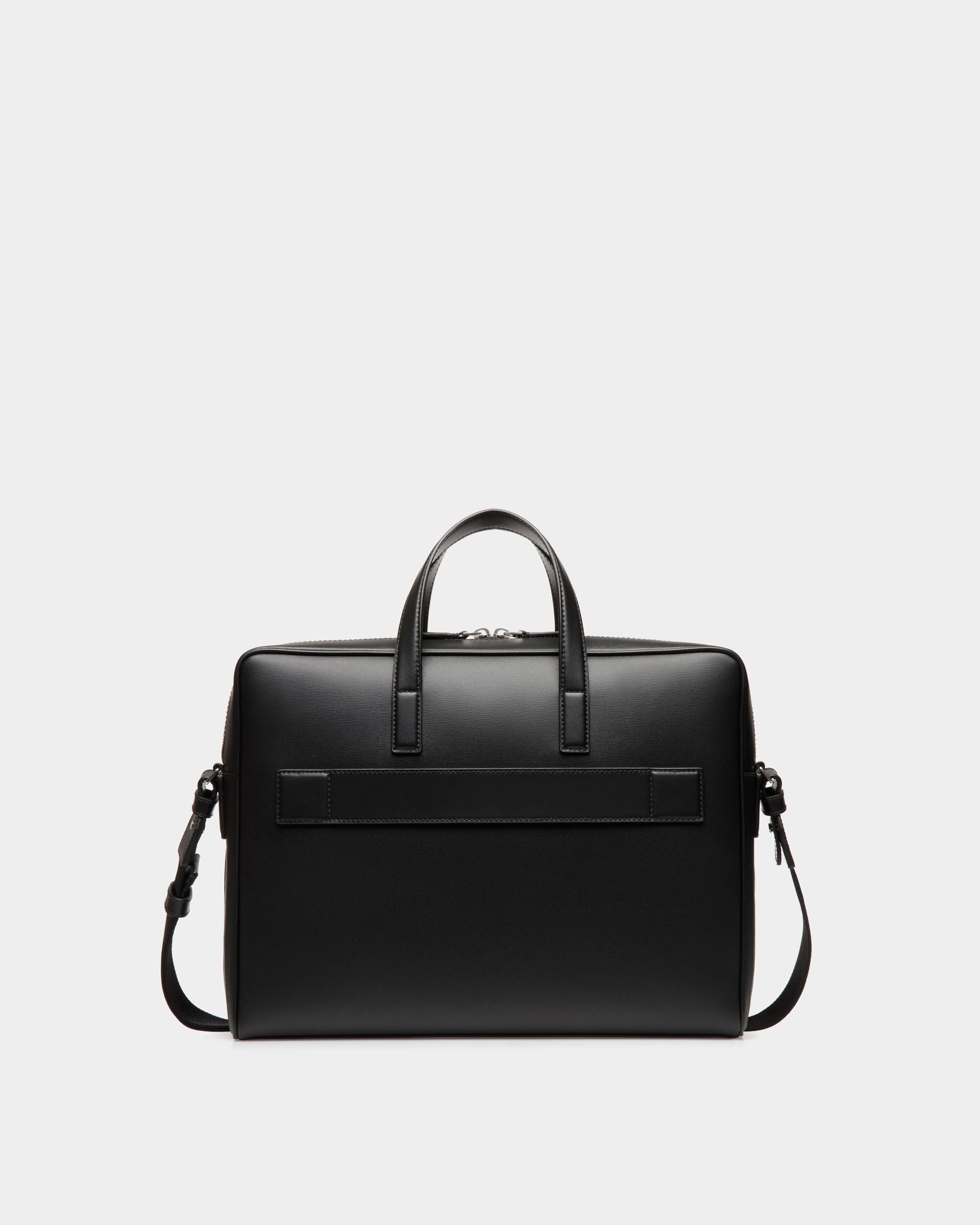 Bally Global - Mythos ブリーフケース ブラック 皮革繊維再生複合材 - ブラック