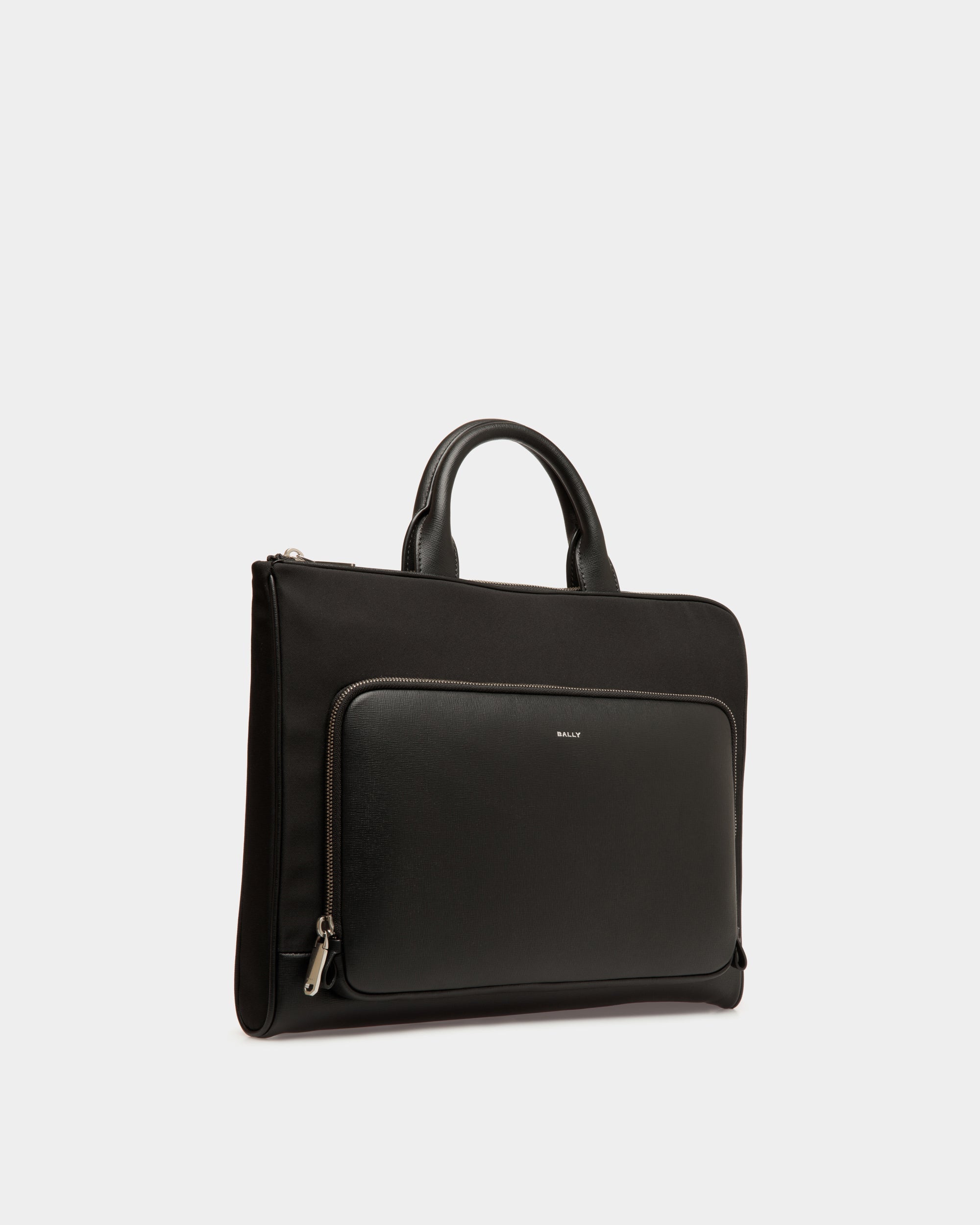 Bally Global - Vogel ブリーフケース ブラック ナイロン＆皮革繊維再生複合材 - ブラック