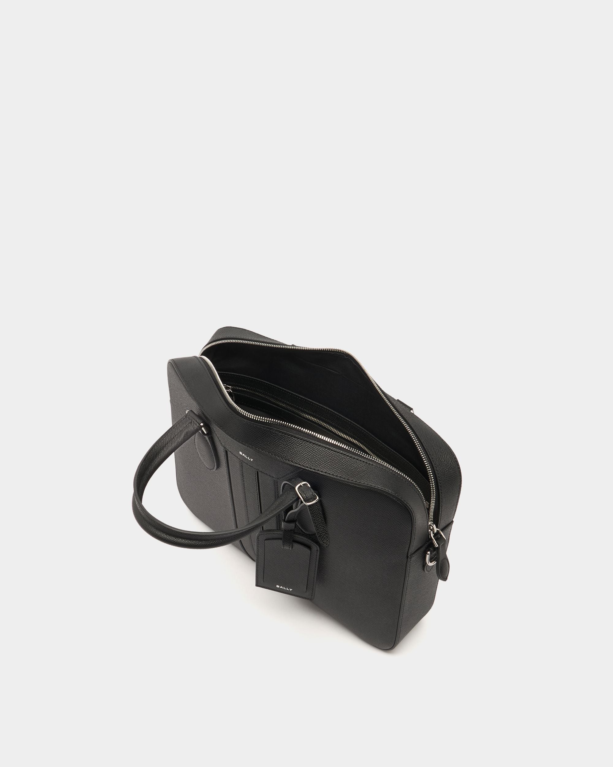 Bally Global - Beckett ブリーフケース ブラックレザー - ブラック