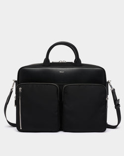 Vogel ブリーフケース ブラックナイロン リサイクルレザー