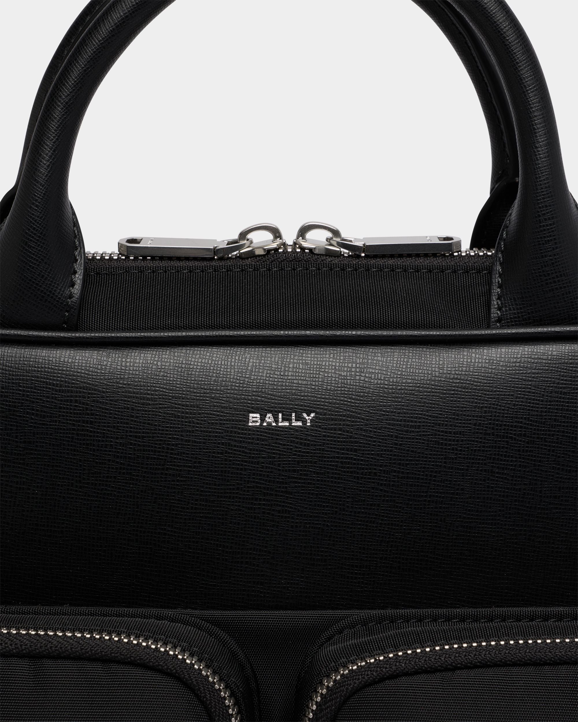 Bally Global - Vogel ブリーフケース ブラックナイロン リサイクルレザー - ブラック