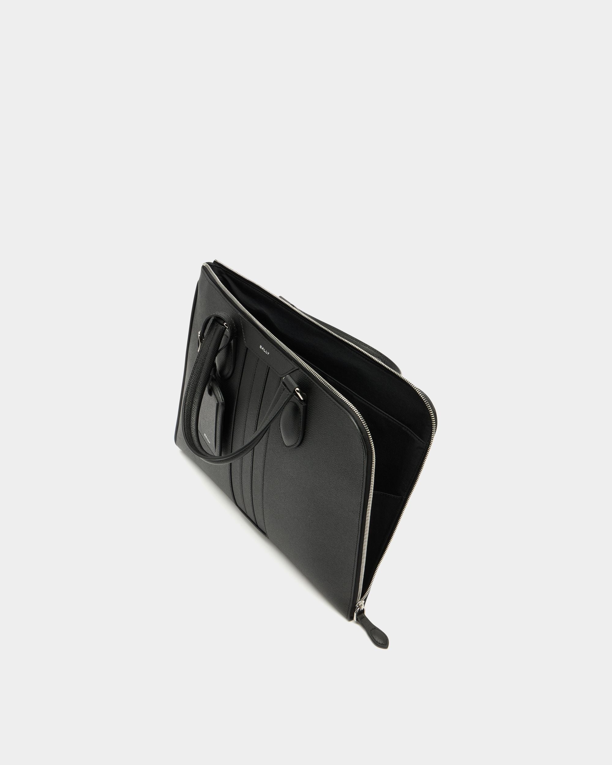 Bally Global - Beckett ブリーフケース ブラックレザー - ブラック