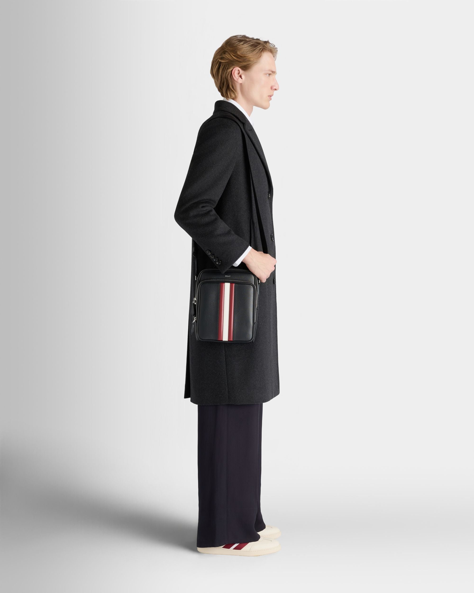 Bally Global - Mythos クロスボディバッグ ブラック リサイクルレザー - ブラック