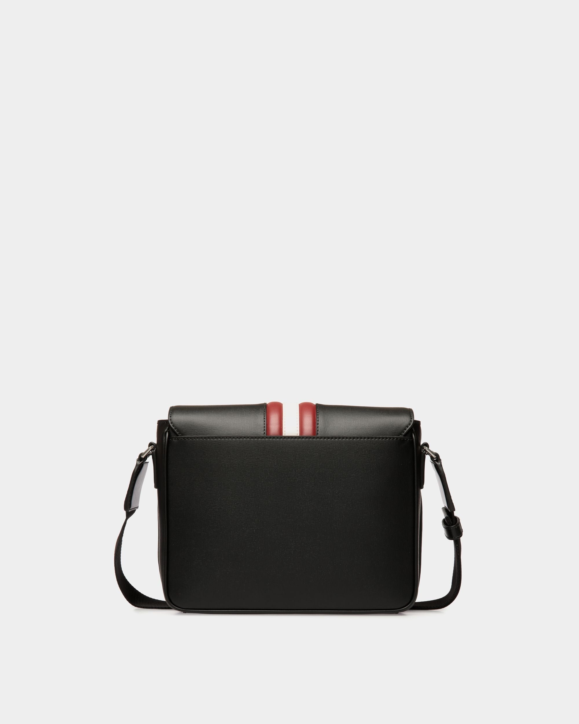 Bally Global - Mythos Crossbody Bag in Black Recycled Leather - Black