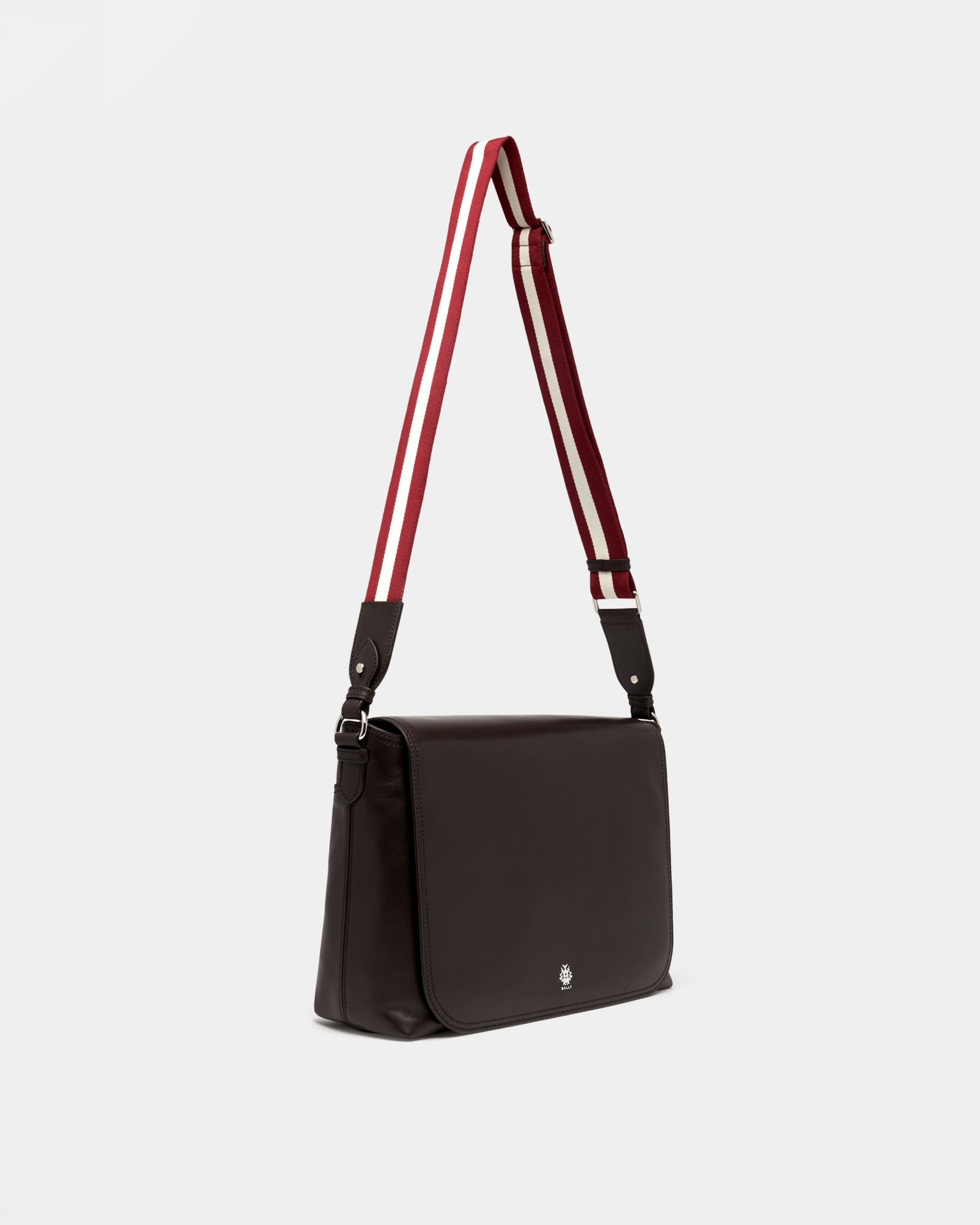 Bally Global - Ray Crossbody Bag in Chocolate Leather - Brown