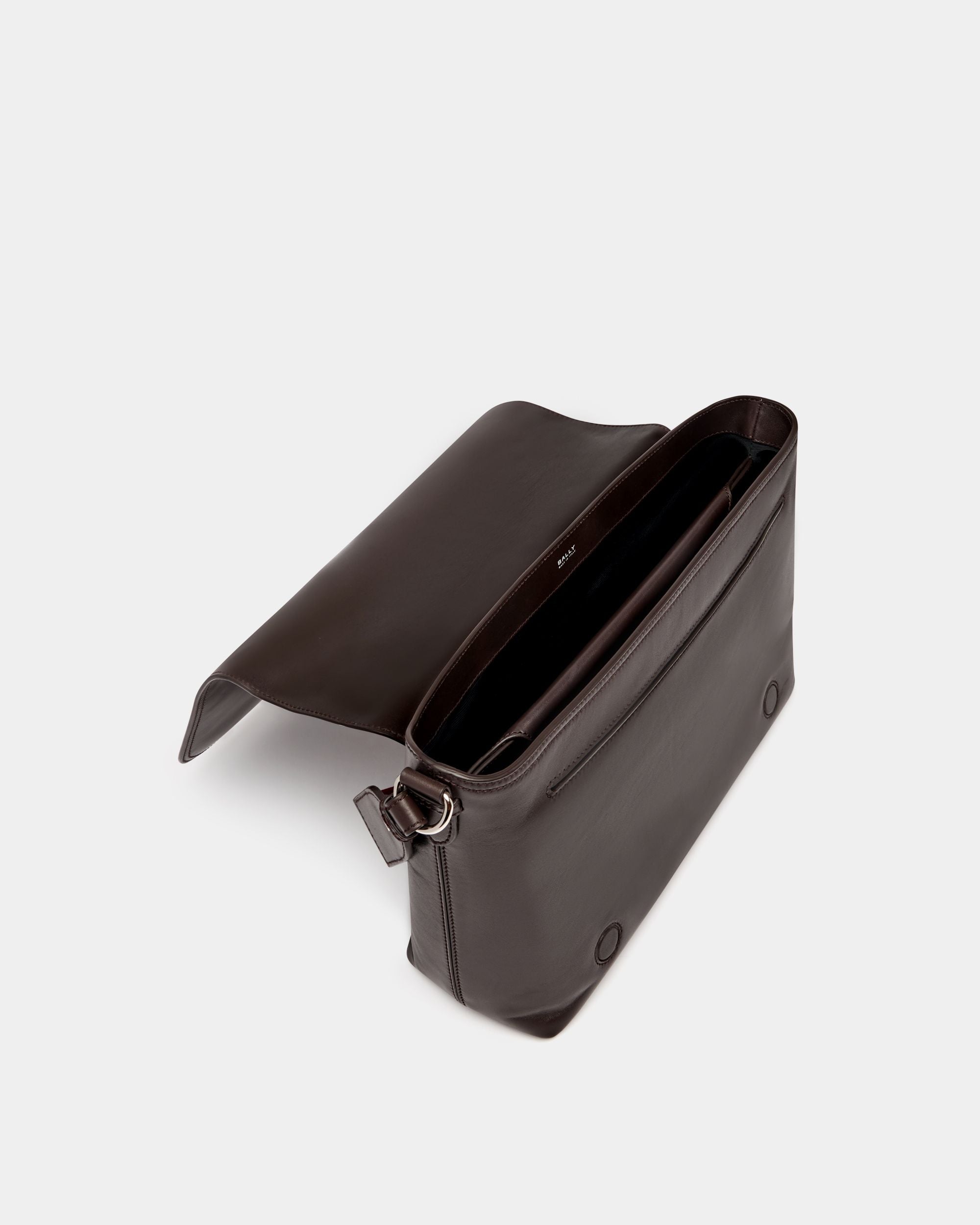 Bally Global - Ray Crossbody Bag in Chocolate Leather - Brown