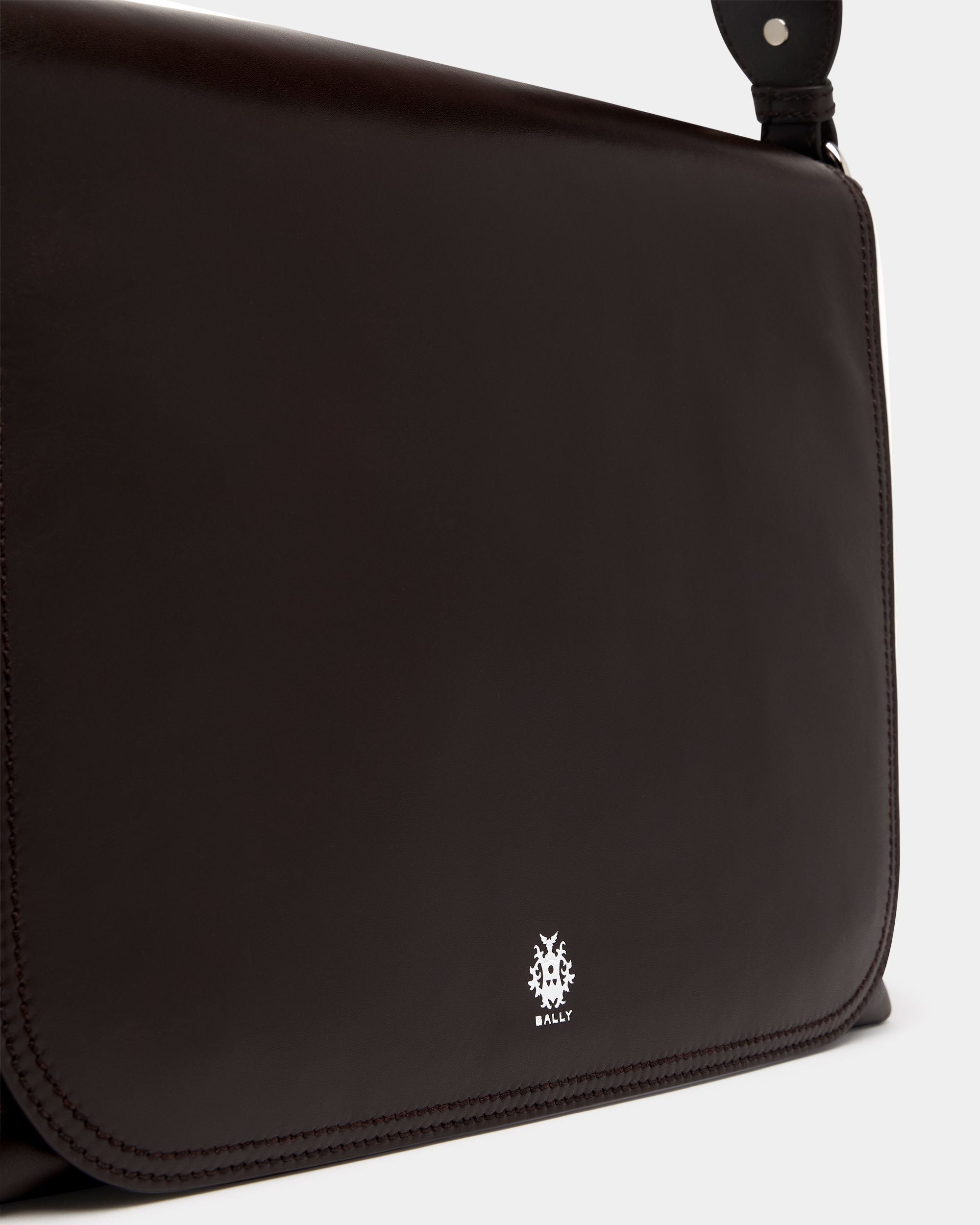 Bally Global - Ray Crossbody Bag in Chocolate Leather - Brown