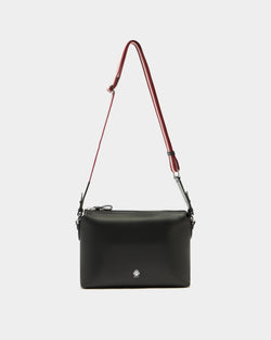 Ray Crossbody Bag in Black Leather